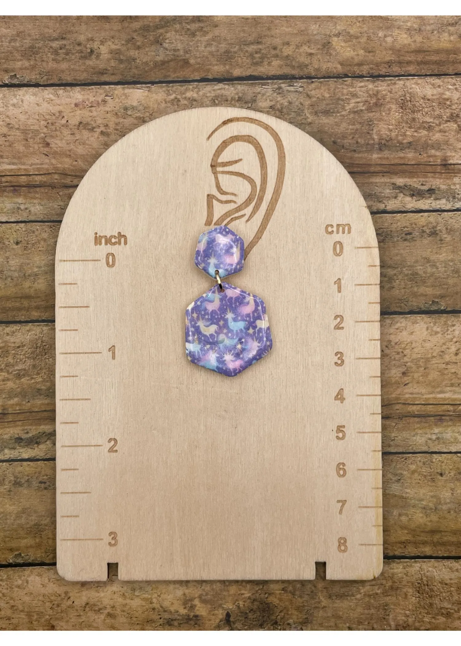 Unicorn Printed Dangle Earrings sold by Modcloth product image thumbnail 2