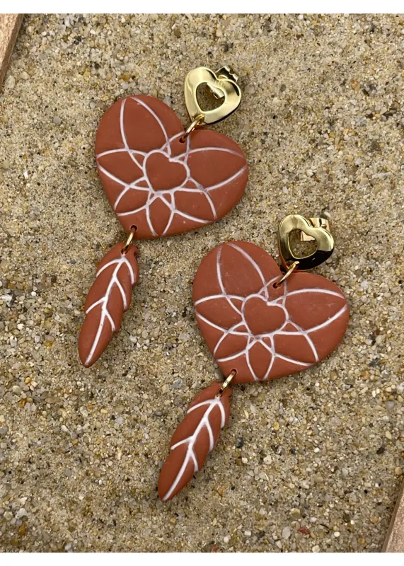 Dream Catcher Dangle Earrings sold by Modcloth