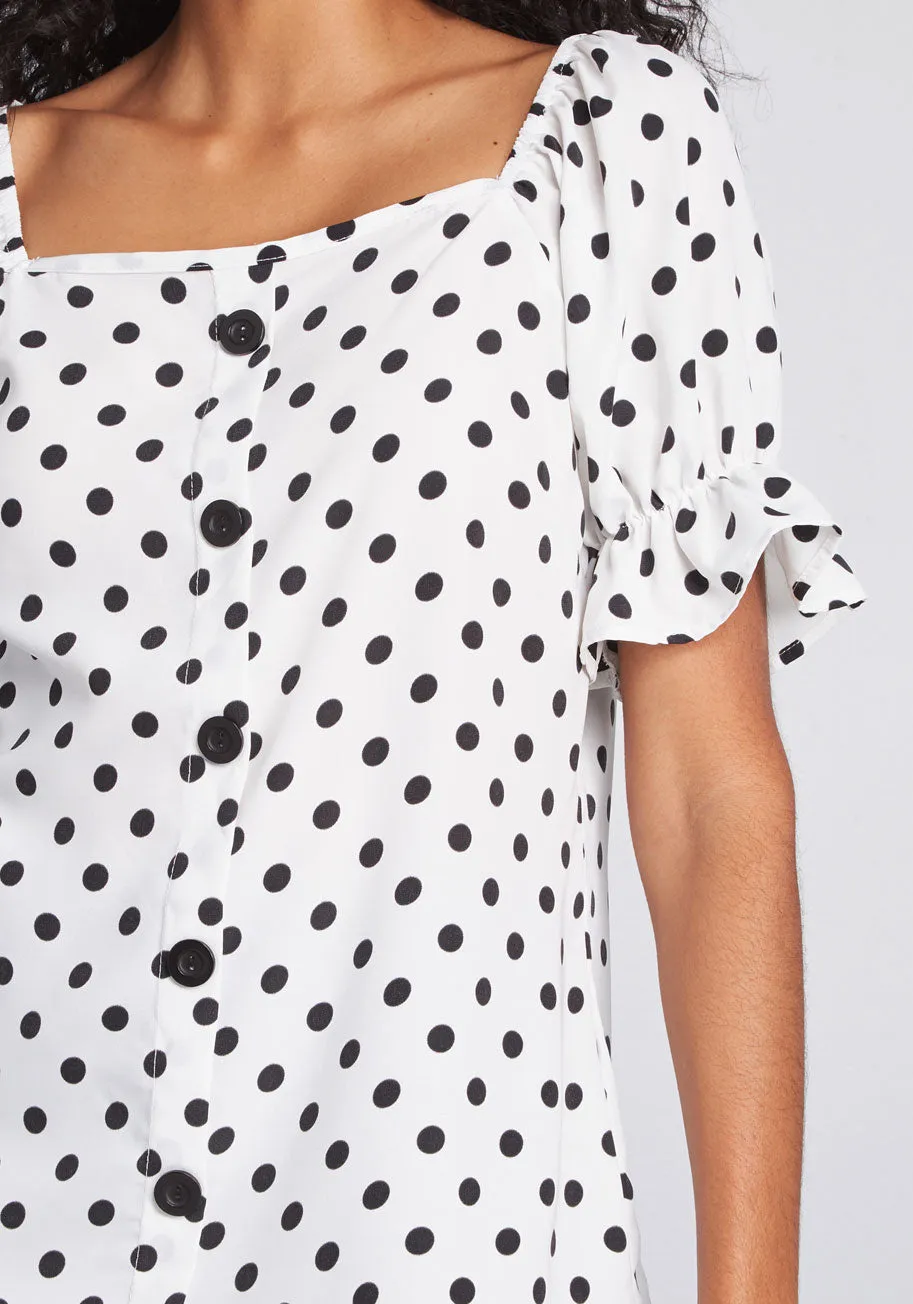 Delivered Bliss Woven Top sold by Modcloth product image thumbnail 4