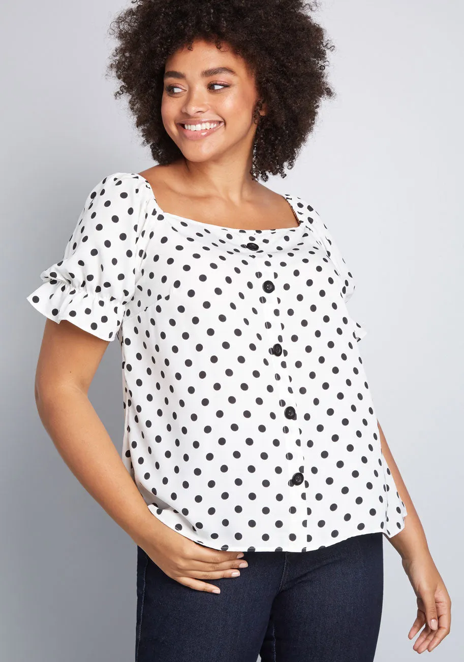 Delivered Bliss Woven Top sold by Modcloth product image thumbnail 5