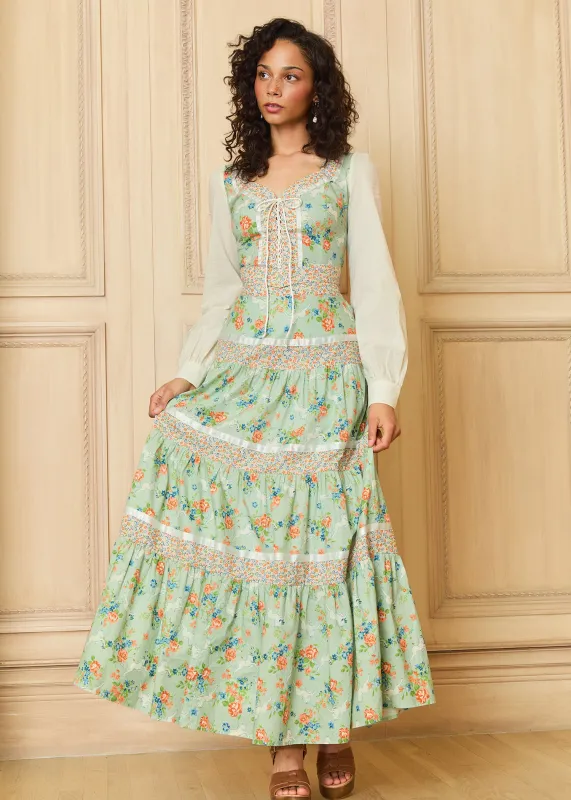 GUNNE SAX for ModCloth Bella Tiered Maxi Skirt made by Modcloth