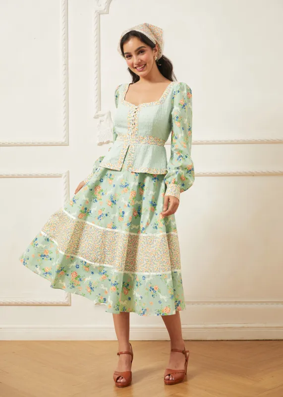 GUNNE SAX for ModCloth Lilly Corselette Midi Dress made by Modcloth