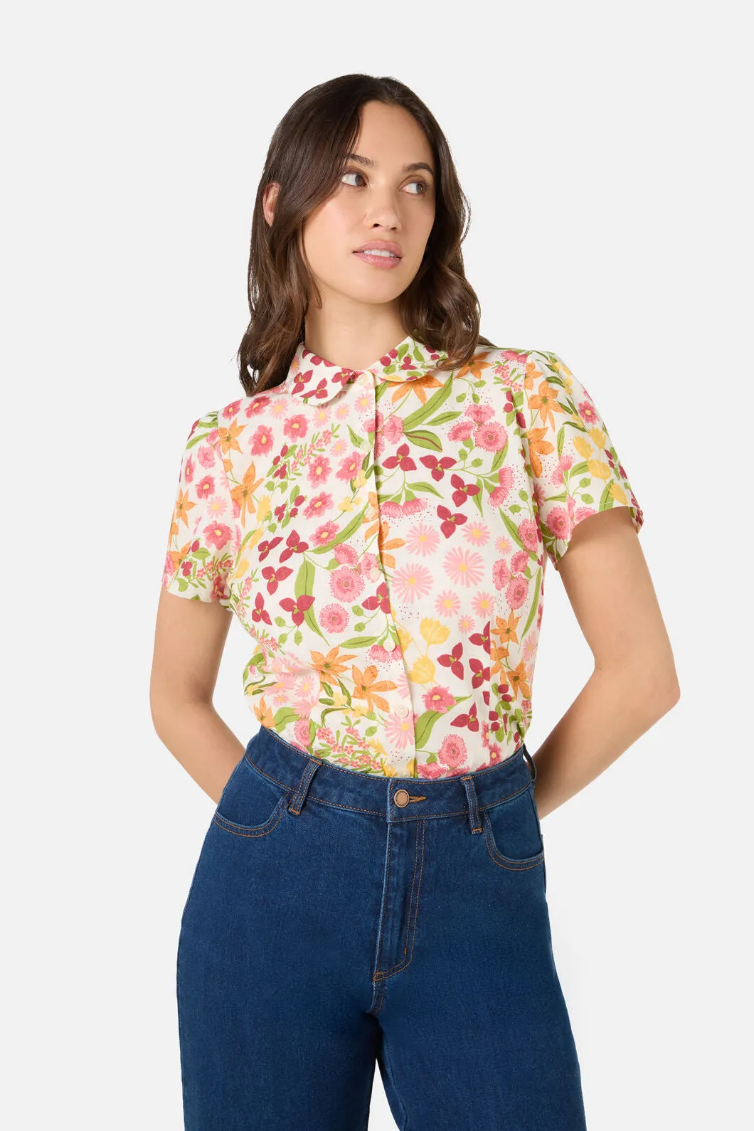 Liberty Native Blouse sold by Modcloth