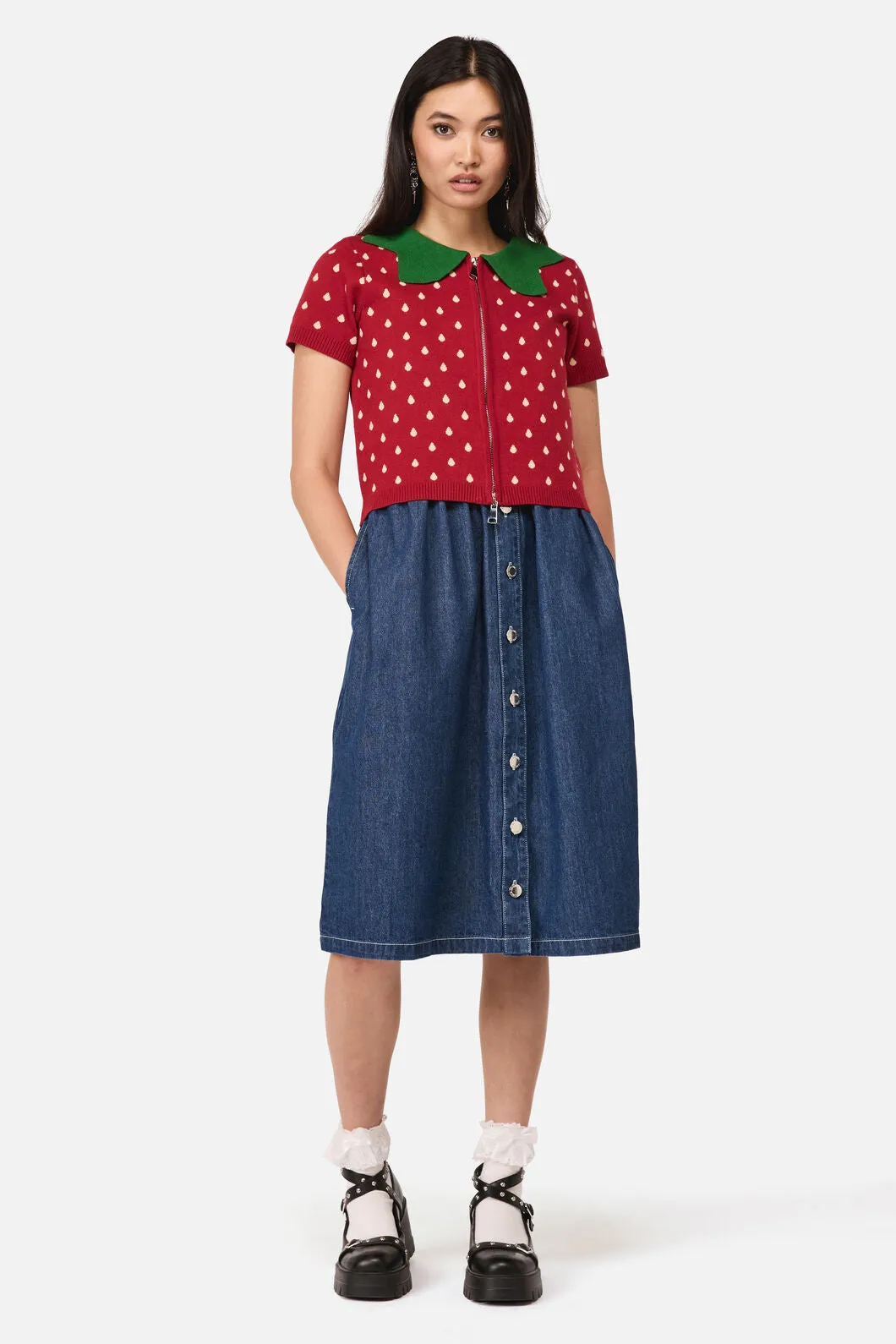 Strawberry Leaf Cardigan sold by Modcloth product image thumbnail 4