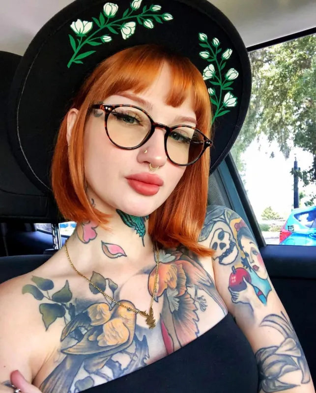 Vegan Felt Hat - White Floral sold by Modcloth