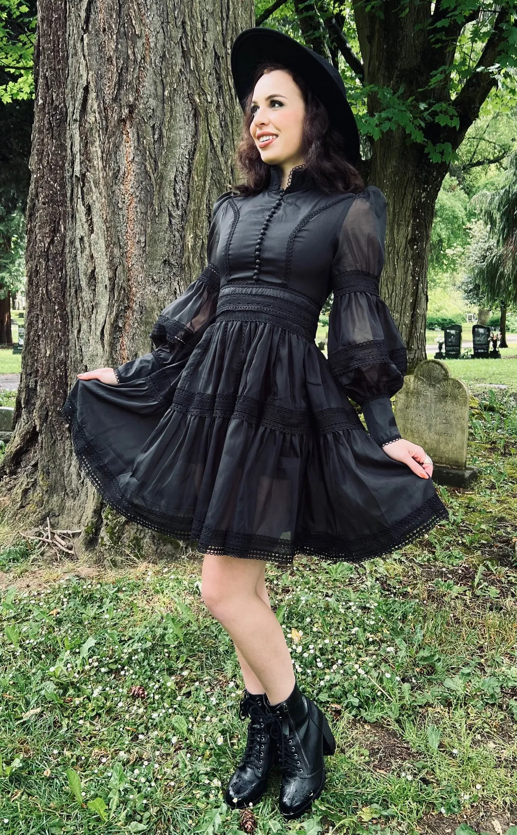 Morgana - Romantic Victorian Inspired Party Dress sold by Modcloth product image thumbnail 4