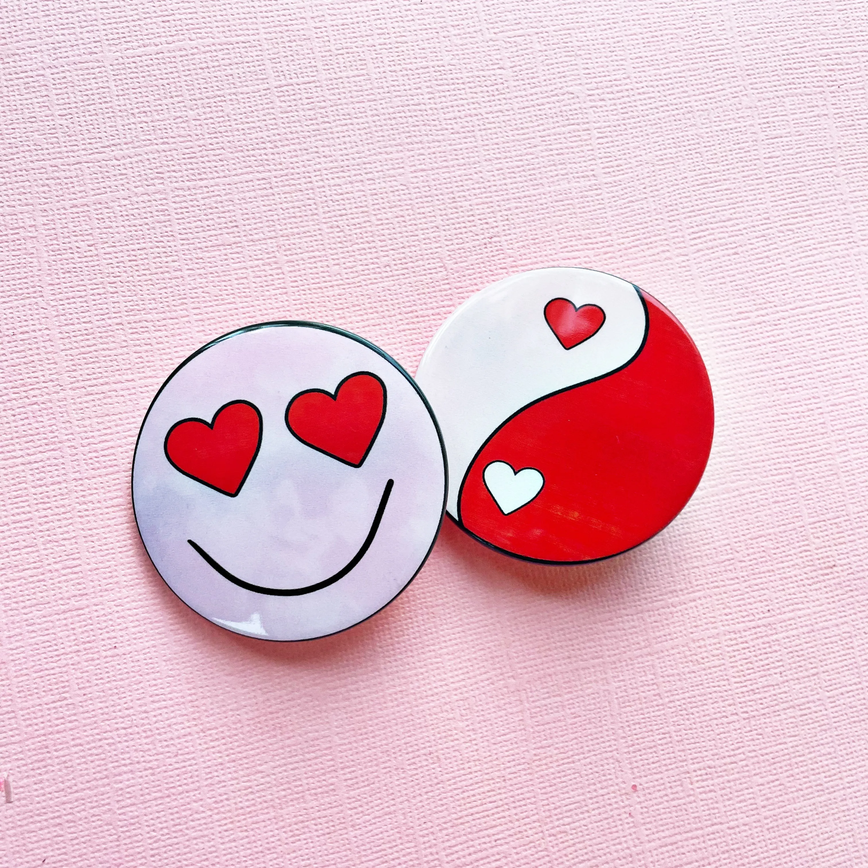 Heart Eye Smile & Ying Yang Clip Set sold by Modcloth product image thumbnail 2
