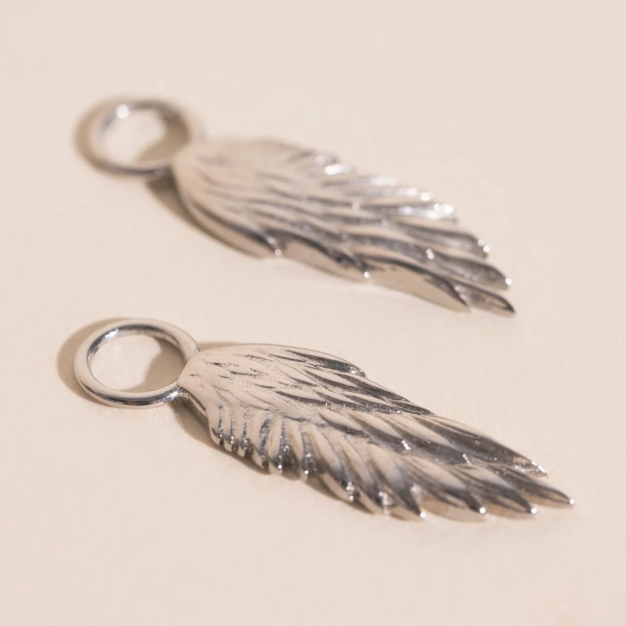 Wing Chunky Huggie Hoop Charms sold by Modcloth product image thumbnail 5