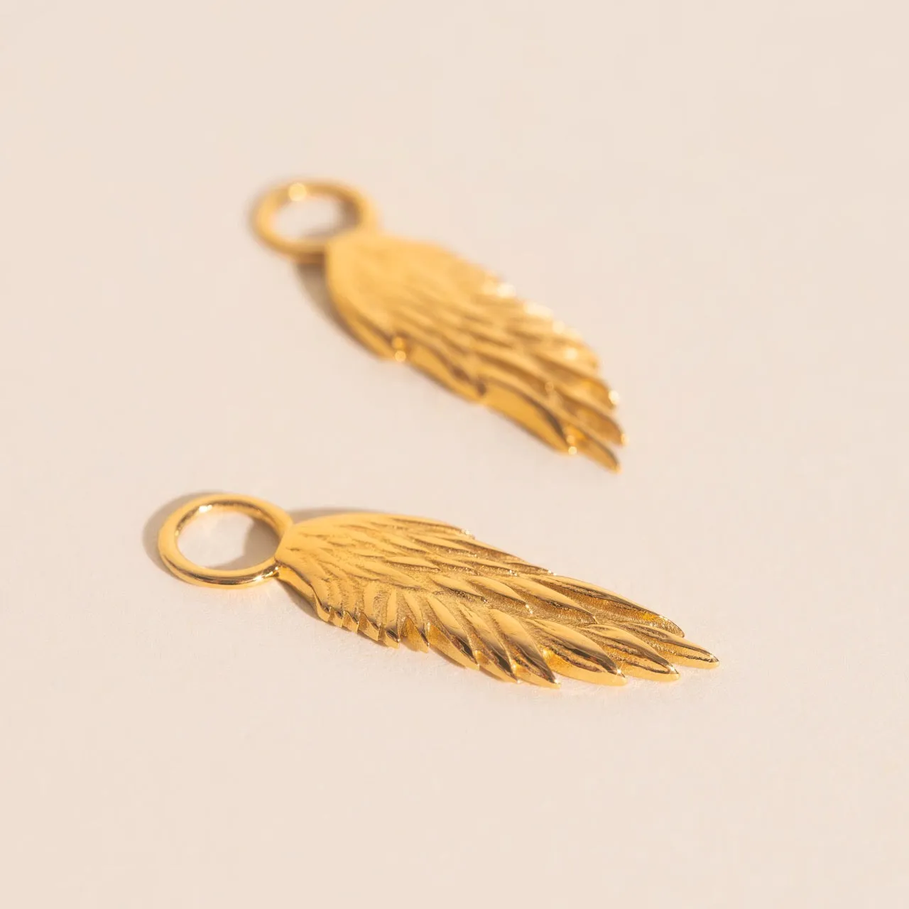 Wing Chunky Huggie Hoop Charms sold by Modcloth product image thumbnail 2