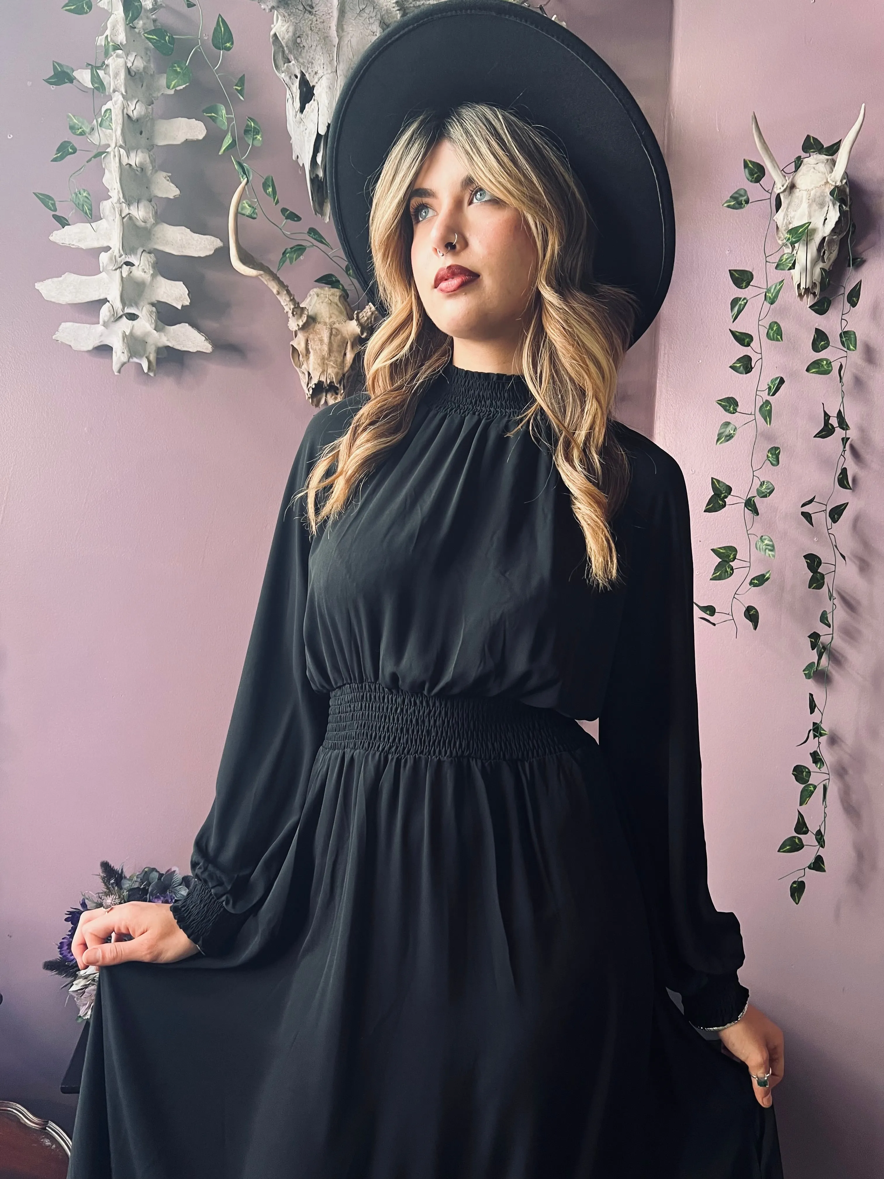 Dorothea - Classic Boho Shirred Witch Dress sold by Modcloth product image thumbnail 2