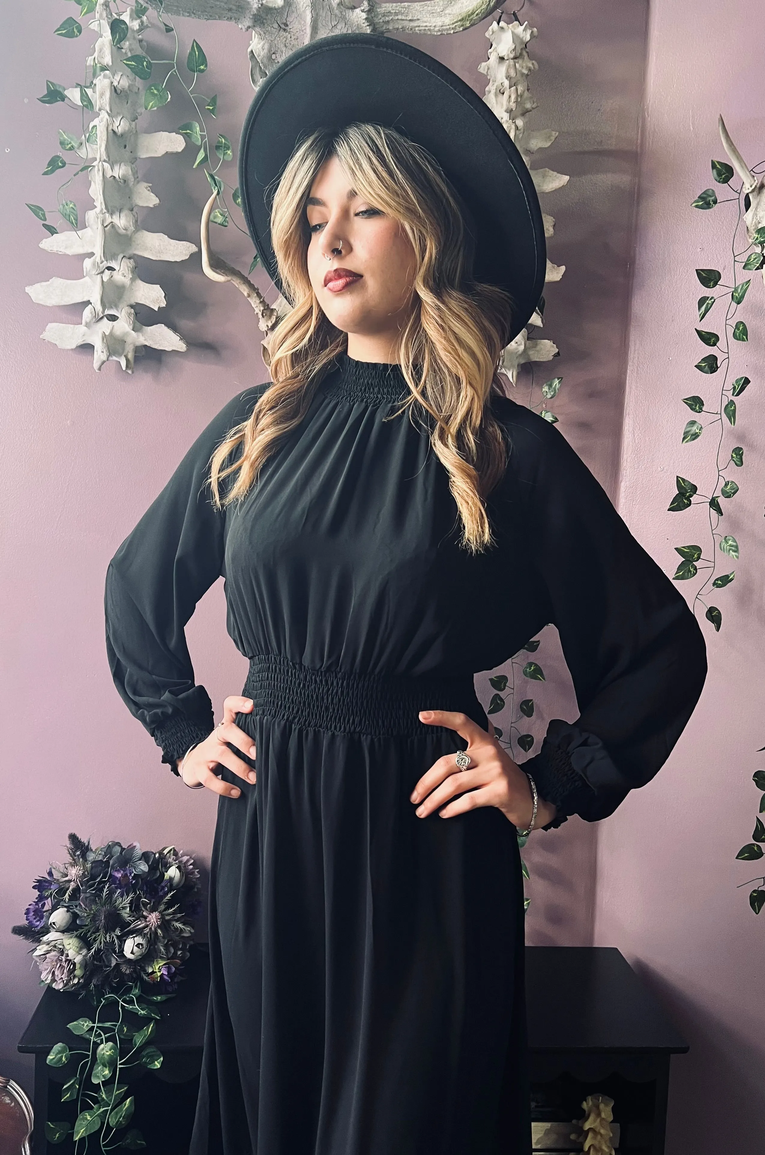 Dorothea - Classic Boho Shirred Witch Dress sold by Modcloth product image thumbnail 3