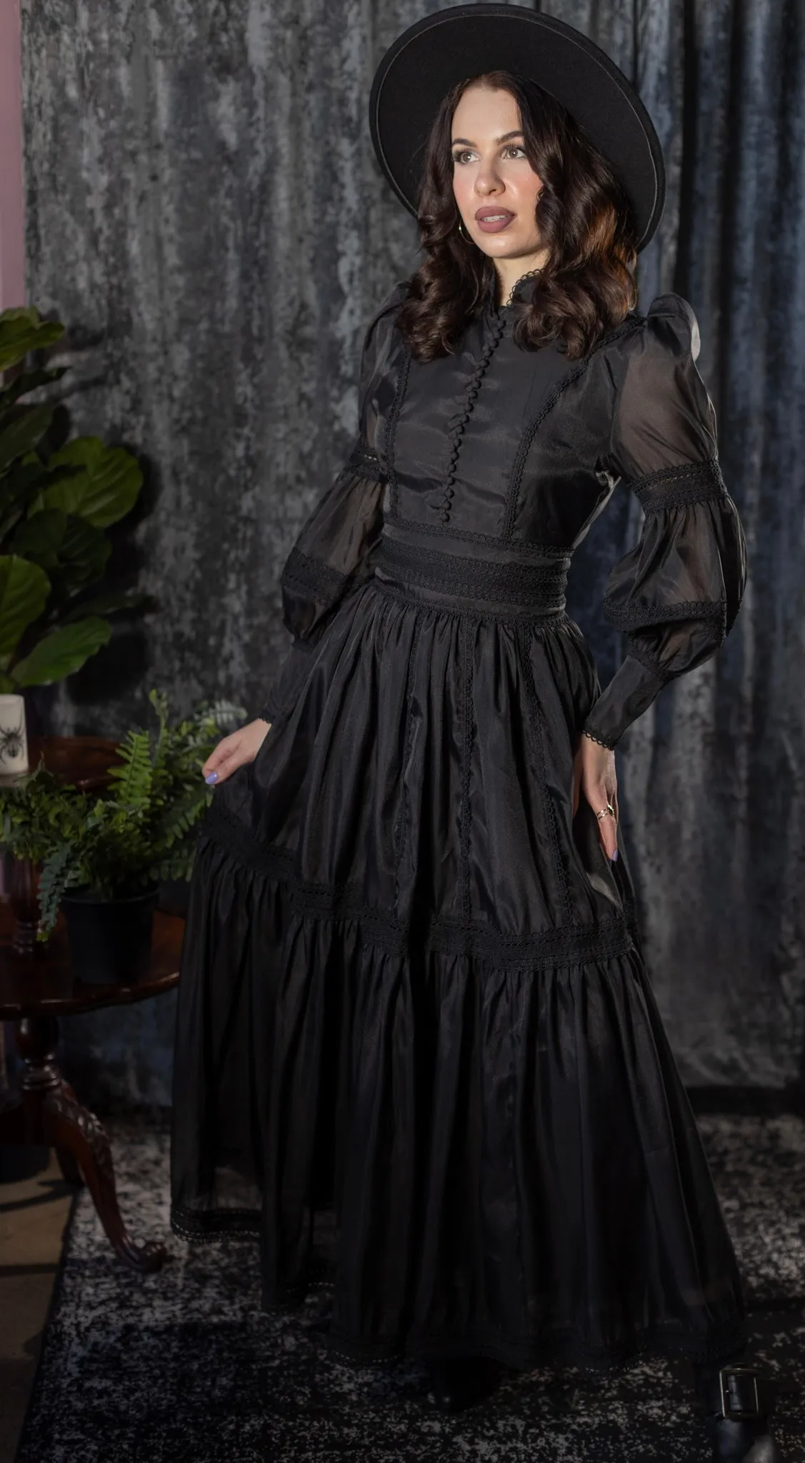 Morgana - Romantic Victorian Inspired Maxi Dress sold by Modcloth