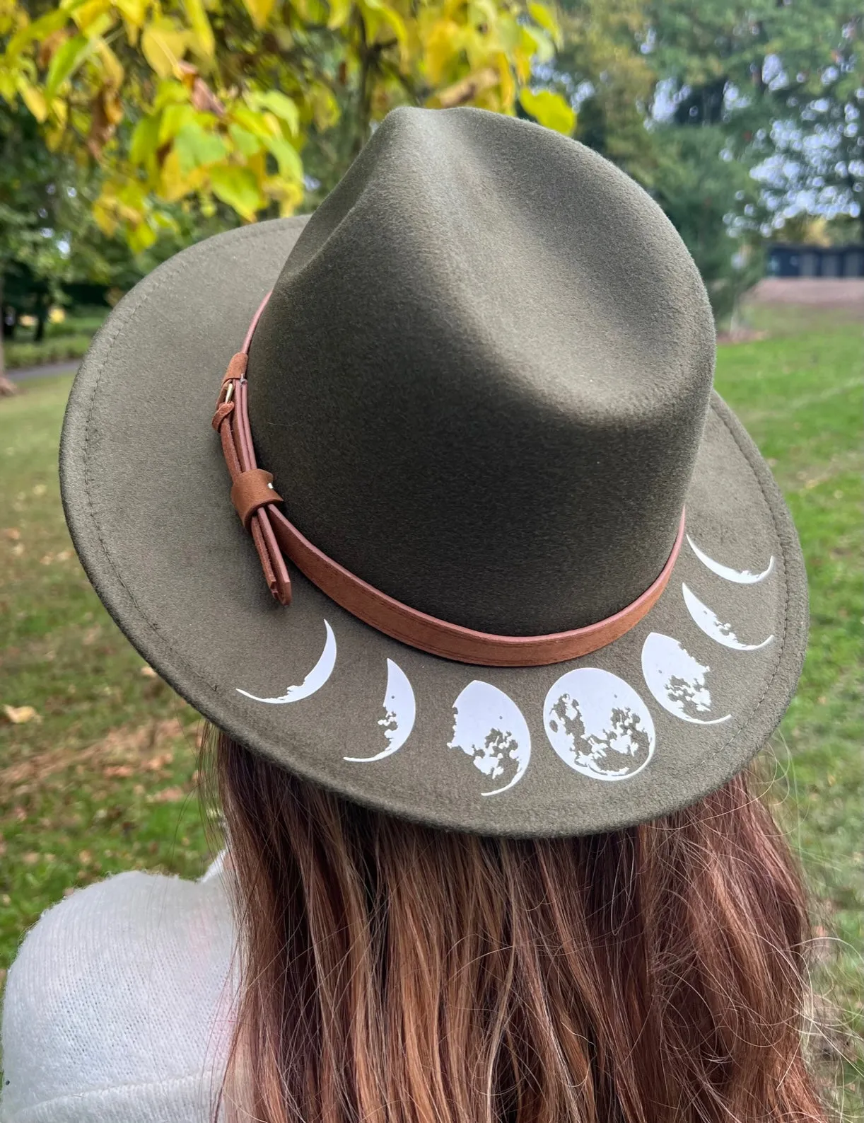 Vegan Felt Hat - Wide Brim - Moon Phase sold by Modcloth product image thumbnail 2