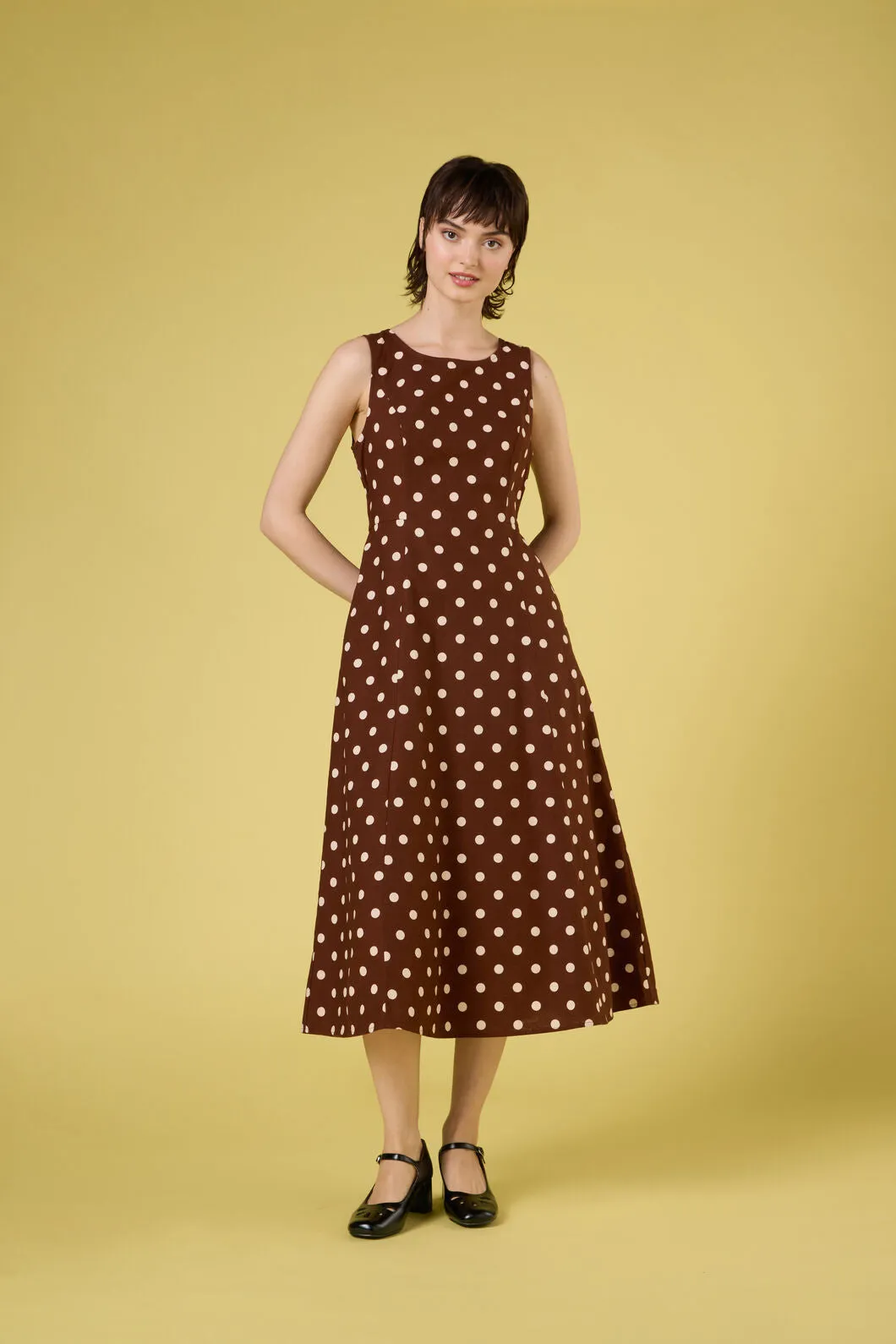Polka Dot Midi Dress sold by Modcloth product image thumbnail 5