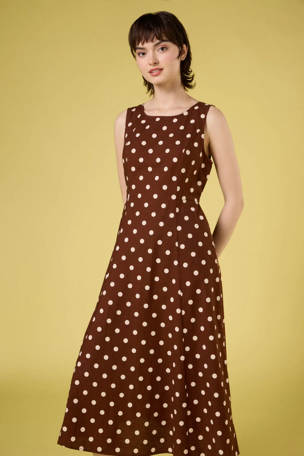 Polka Dot Midi Dress sold by Modcloth product image thumbnail 3