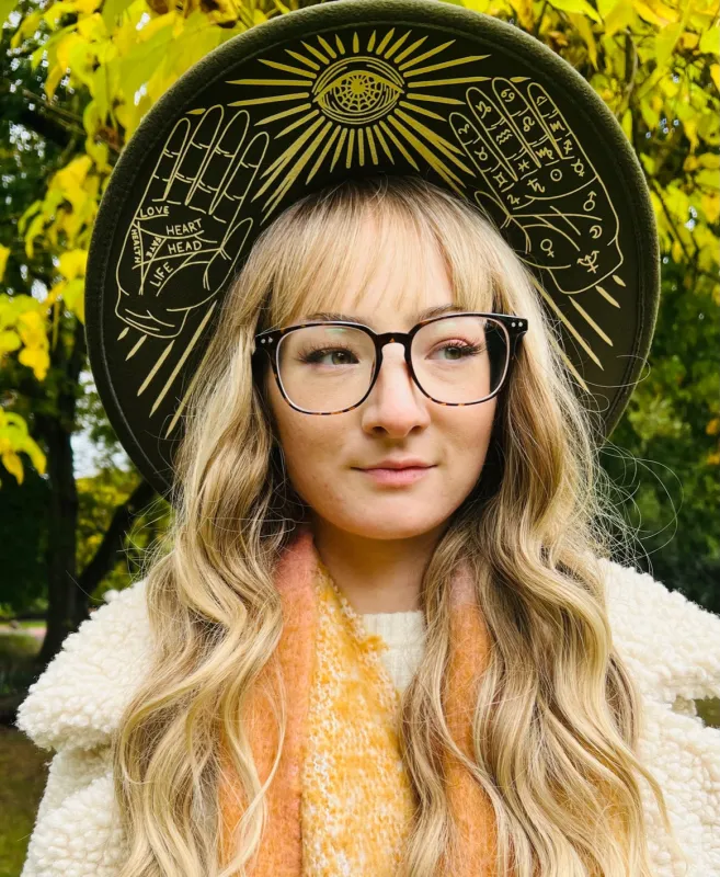 Vegan Felt Hat - XL Brim - Palmistry made by Modcloth