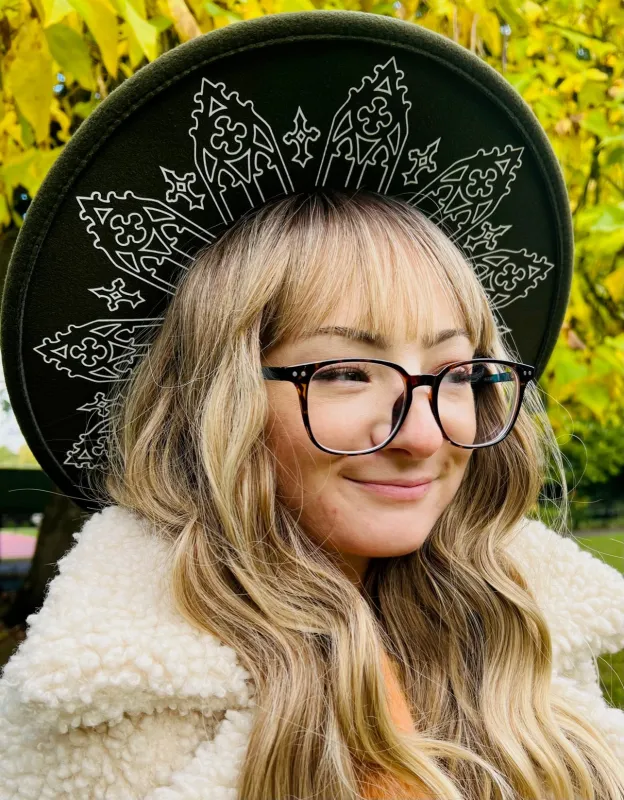 Vegan Felt Hat - XL Brim - Wrought Iron made by Modcloth