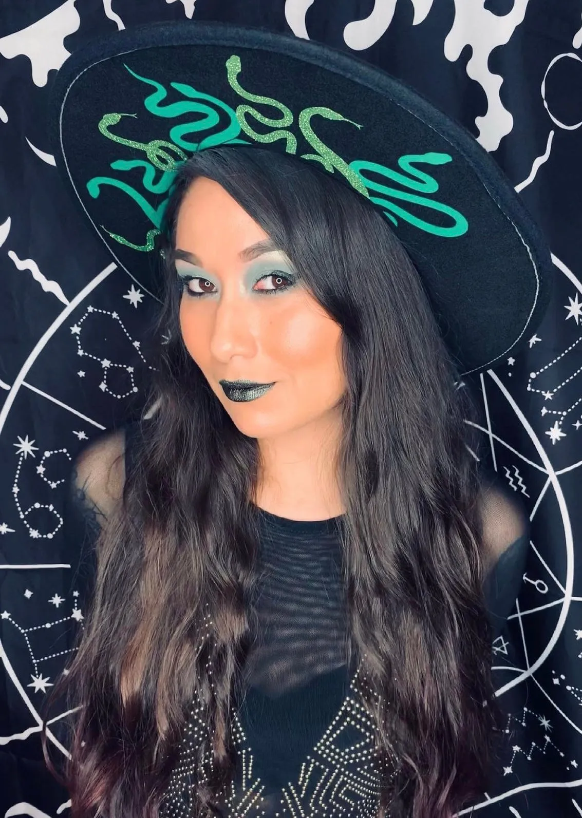 Vegan Felt Hat - XL Brim - Medusa sold by Modcloth product image thumbnail 3