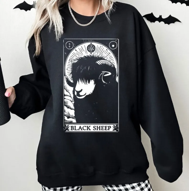 The Black Sheep Tarot: T-Shirt, Pullover, Hoodie, Tank or Long Sleeve made by Modcloth