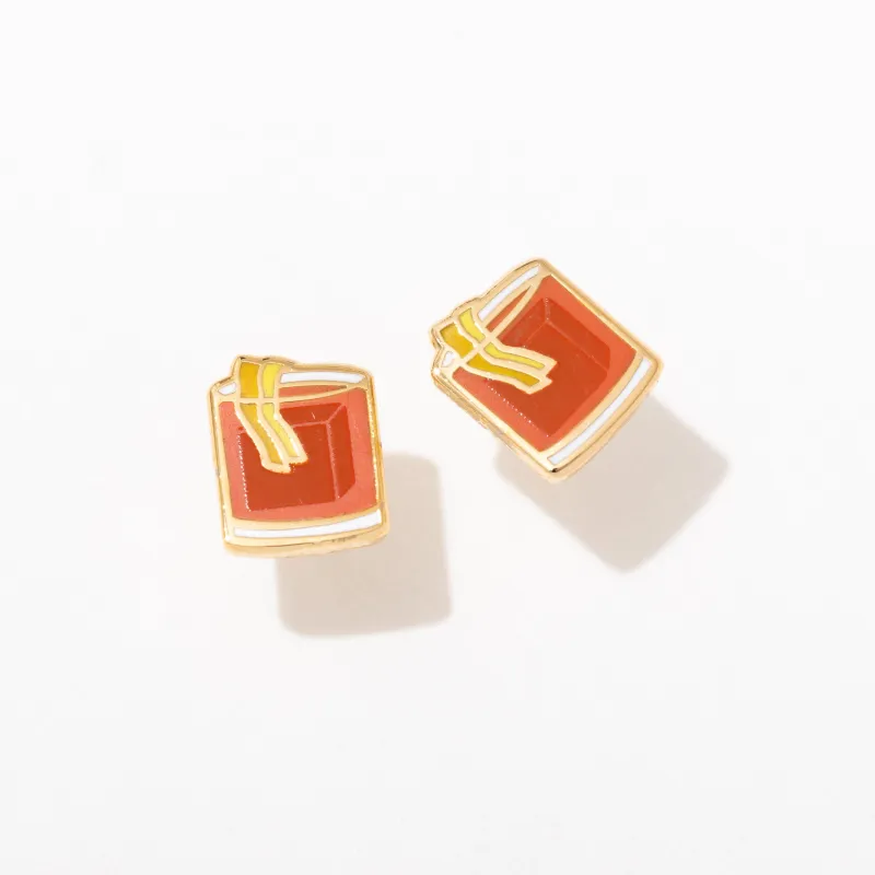 Old Fashioned Stud Earrings made by Modcloth
