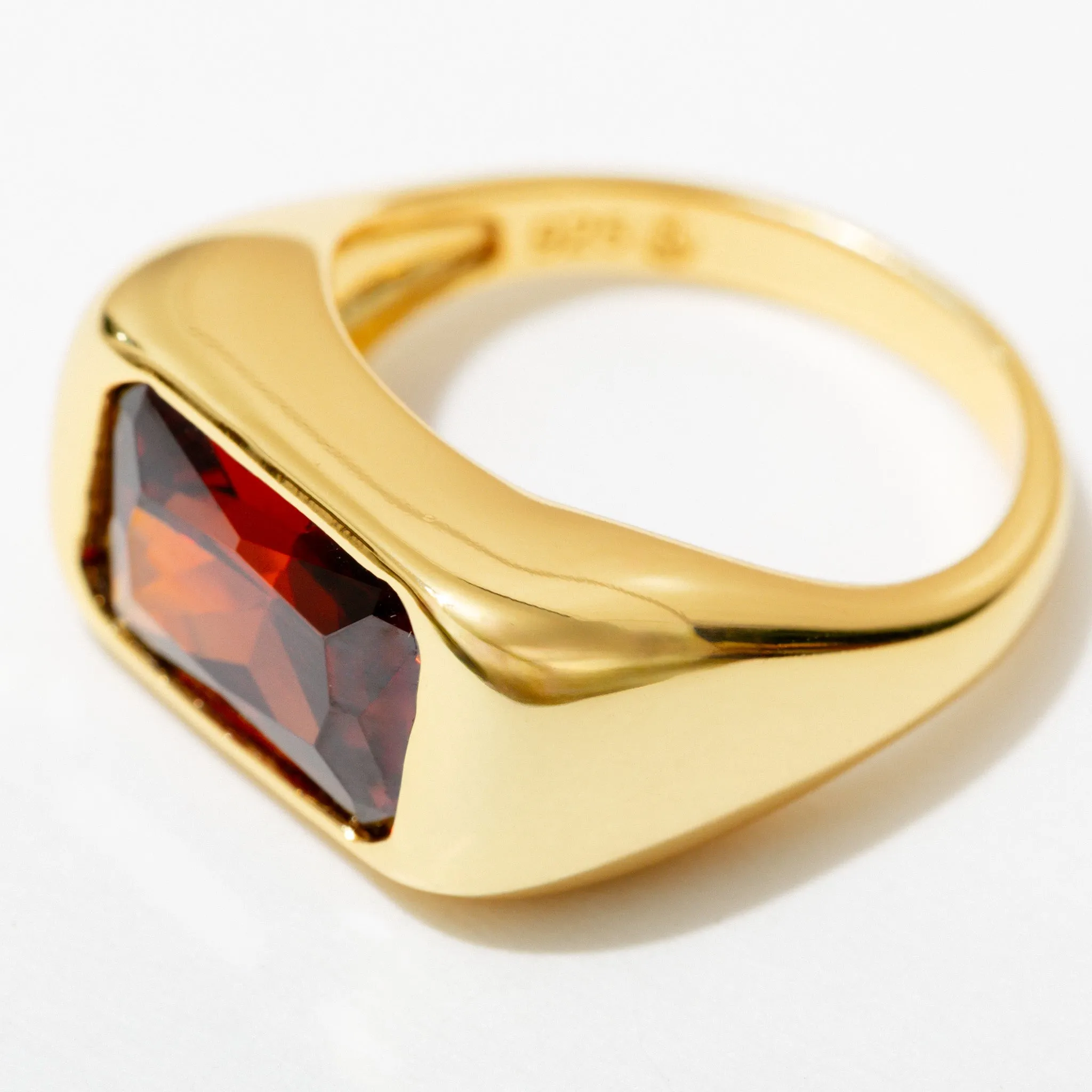 Chunky Bezel Ring Sterling Silver sold by Modcloth product image thumbnail 2