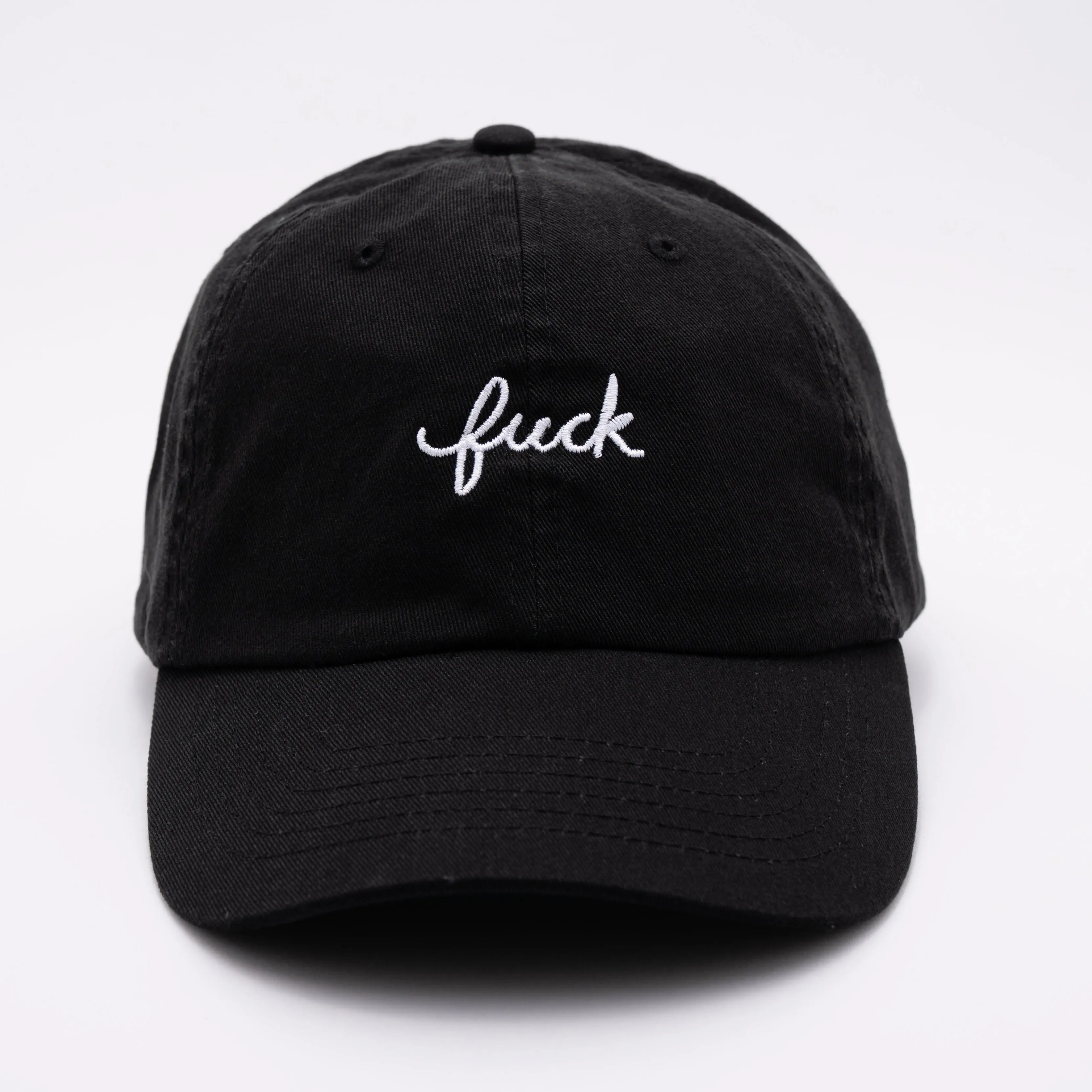 Fuck Script Baseball Hat sold by Modcloth