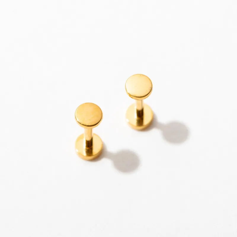 Tiny Circle Flat Back Stud Earrings sold by Modcloth