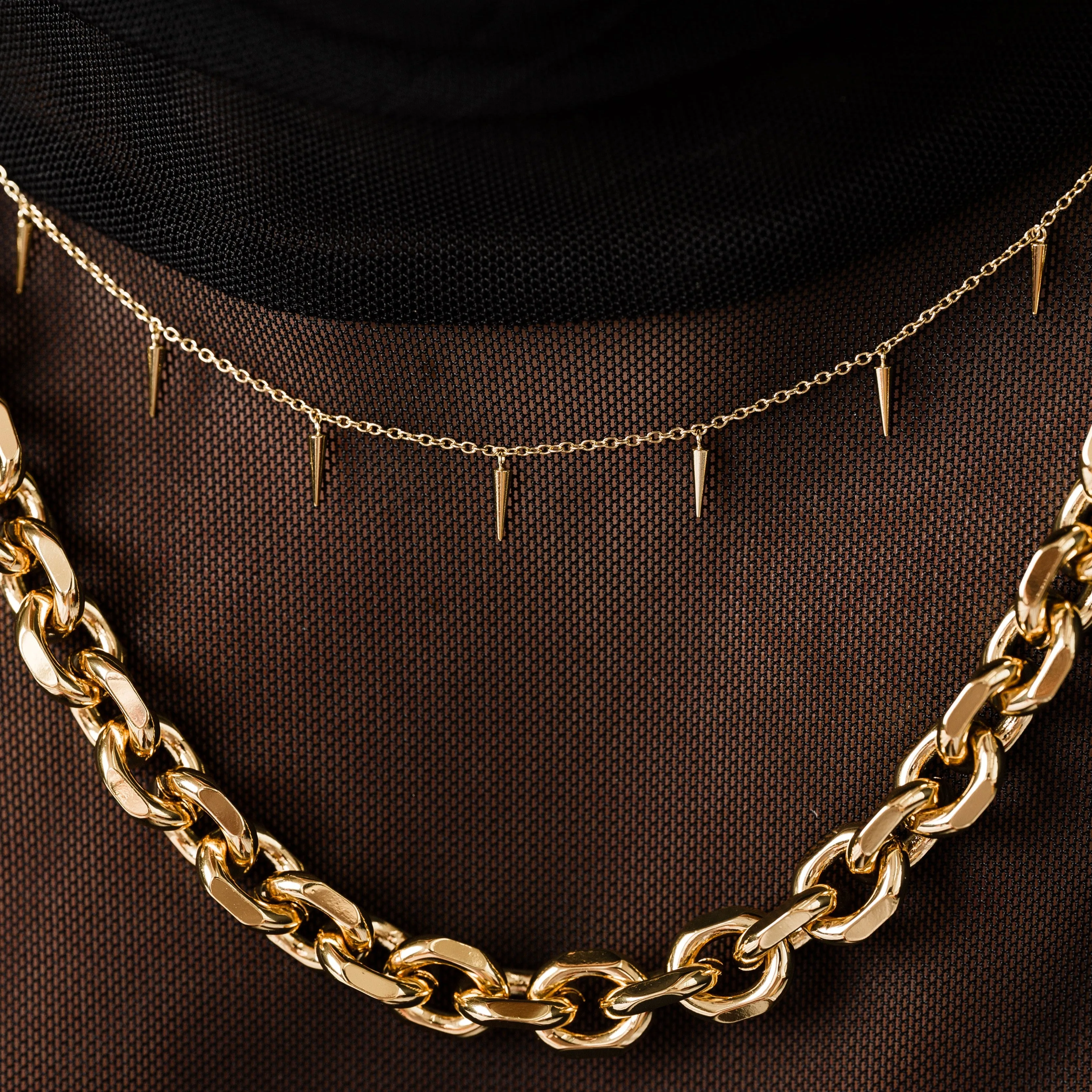 Nyx Spike Necklace sold by Modcloth product image thumbnail 2