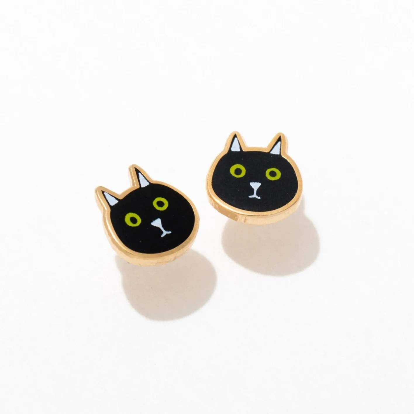 Cat Stud Earrings sold by Modcloth product image thumbnail 4