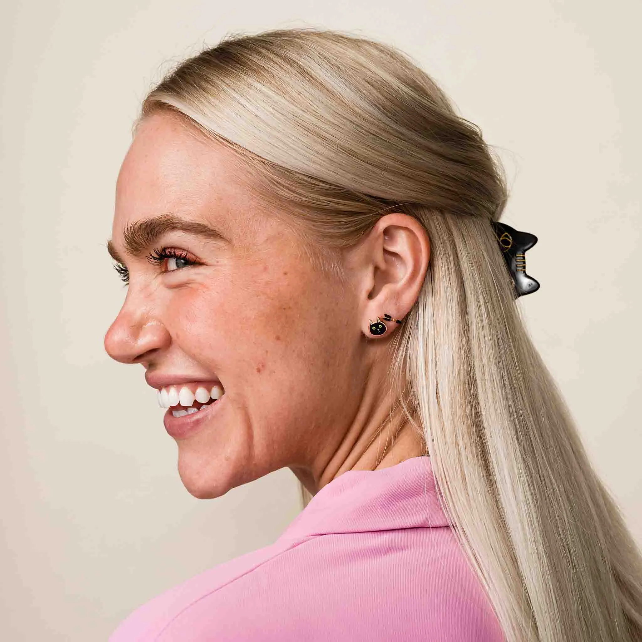 Cat Stud Earrings sold by Modcloth product image thumbnail 3