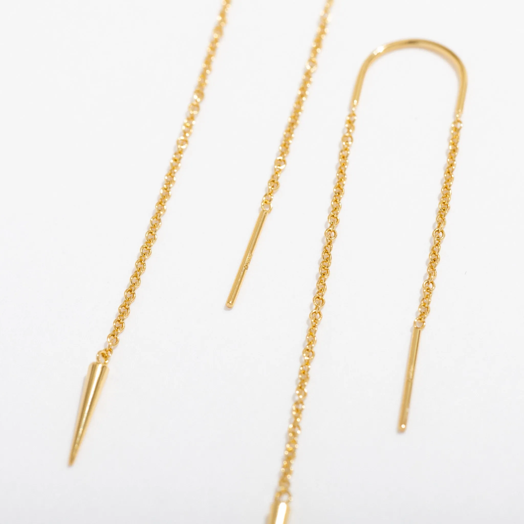 Spike Threader Earrings Sterling Silver sold by Modcloth product image thumbnail 3
