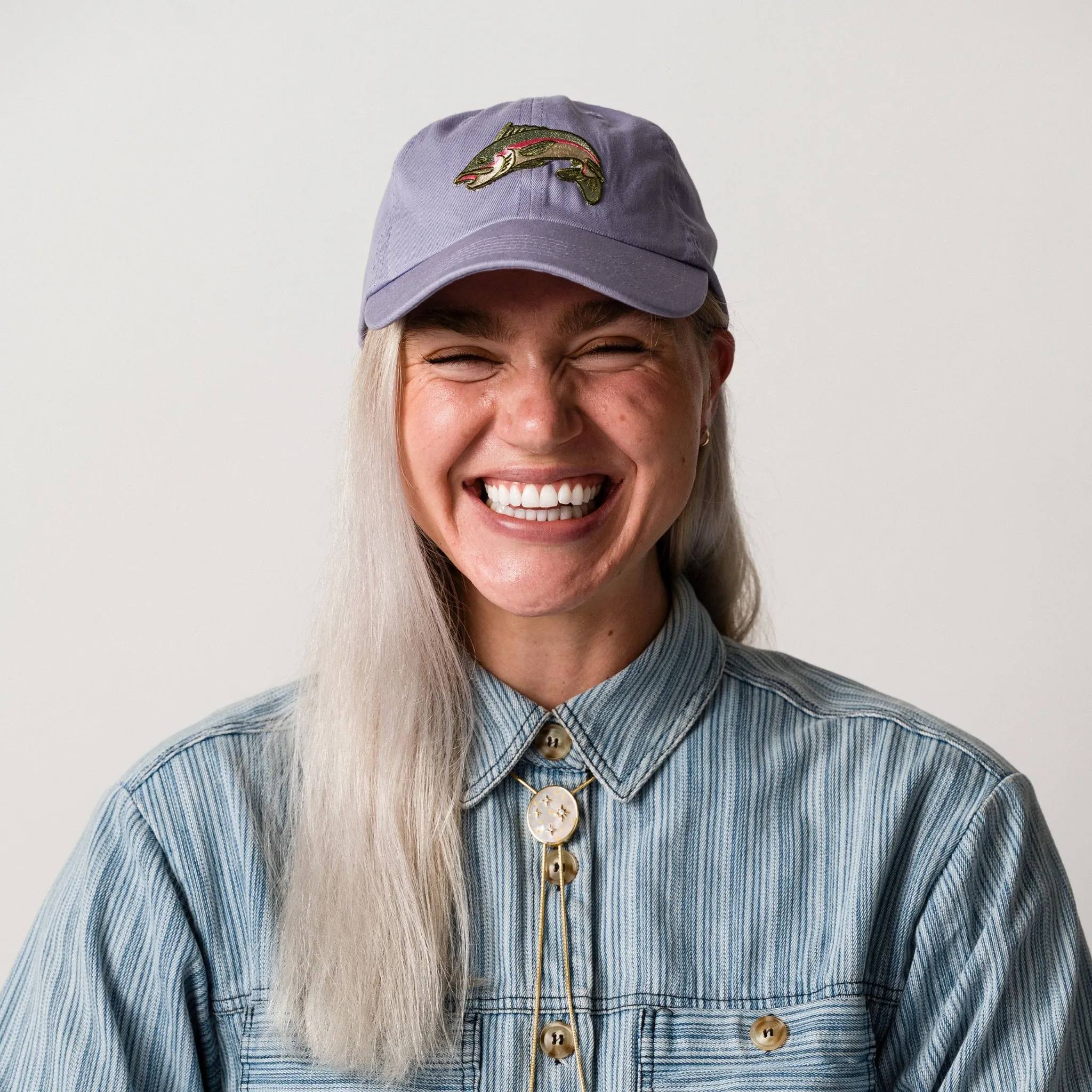 Rainbow Trout Baseball Hat sold by Modcloth product image thumbnail 2