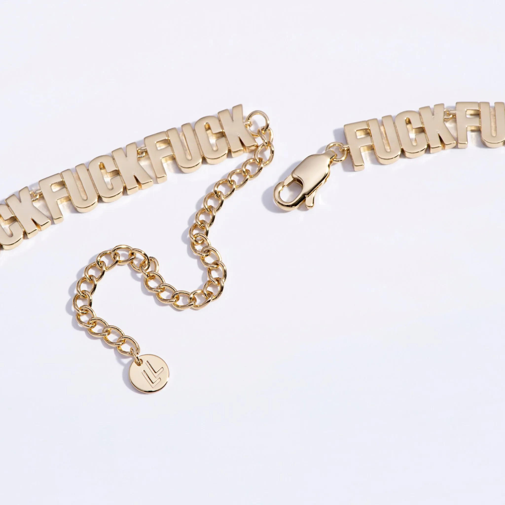 Fuck Fuck Fuck Chain Necklace sold by Modcloth product image thumbnail 2