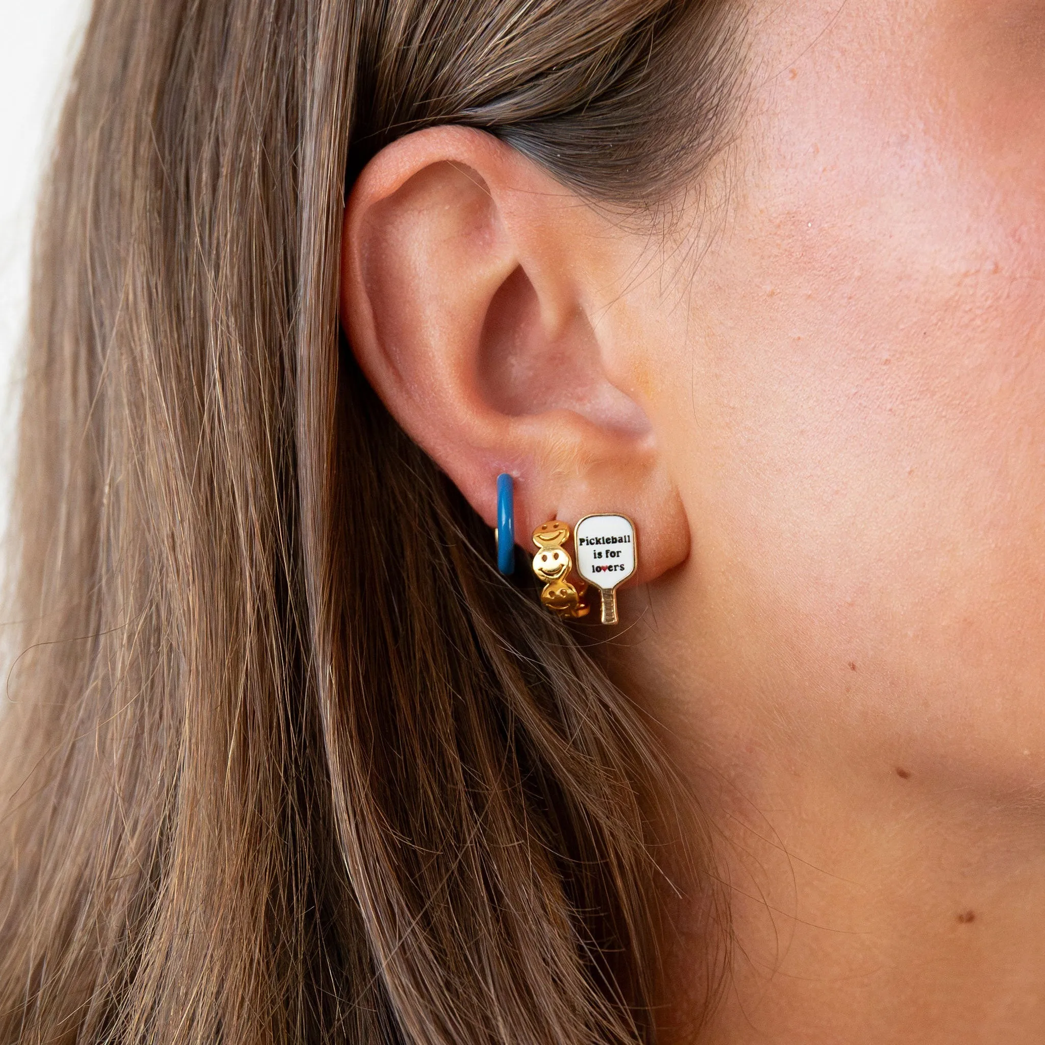 Edgy Pickleball Stud Earrings sold by Modcloth product image thumbnail 4