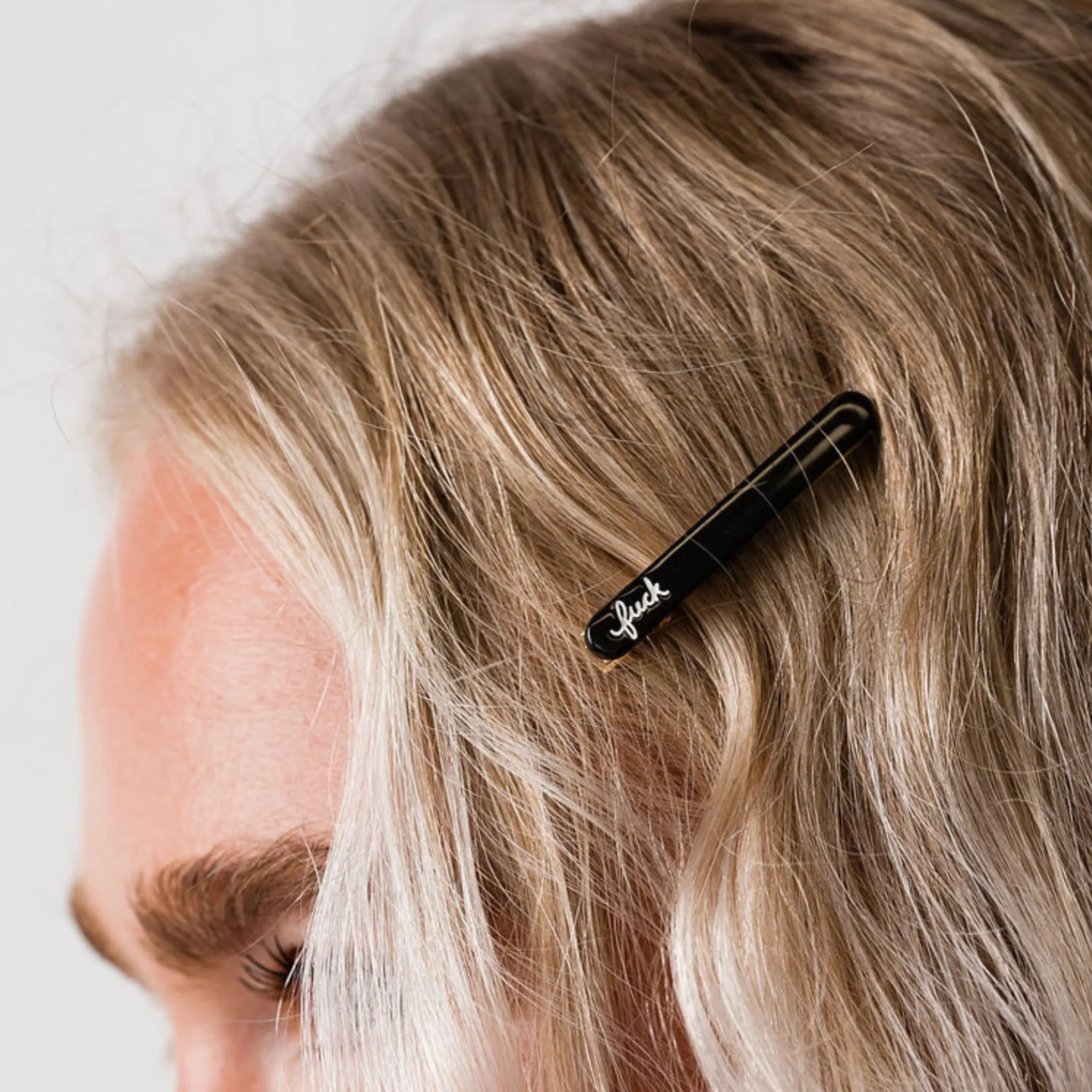 Fuck Script Hair Clips sold by Modcloth product image thumbnail 4