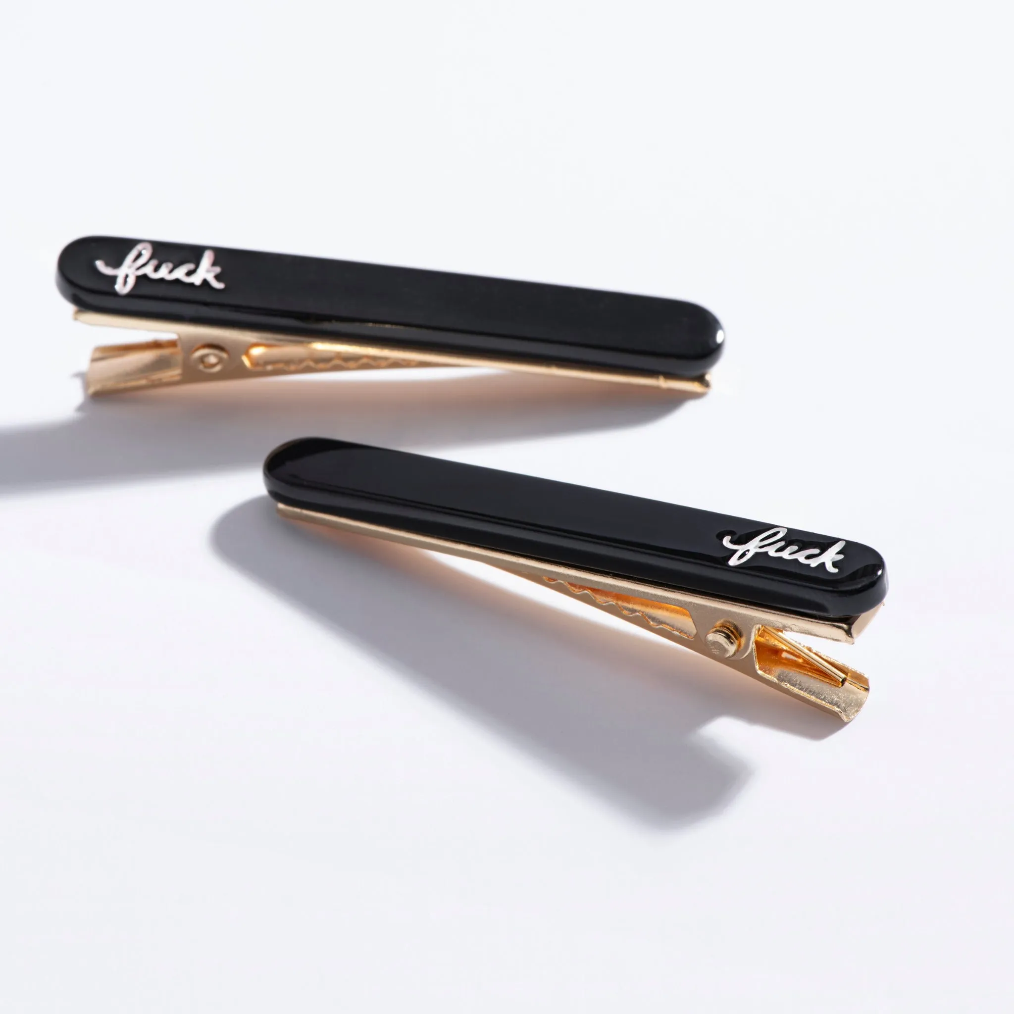 Fuck Script Hair Clips sold by Modcloth