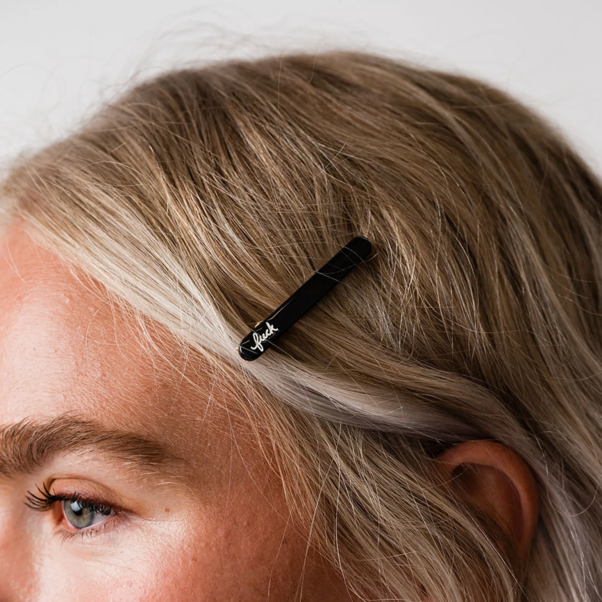 Fuck Script Hair Clips sold by Modcloth product image thumbnail 2