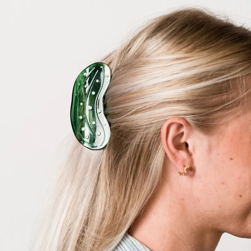 Pickle Hair Claw made by Modcloth