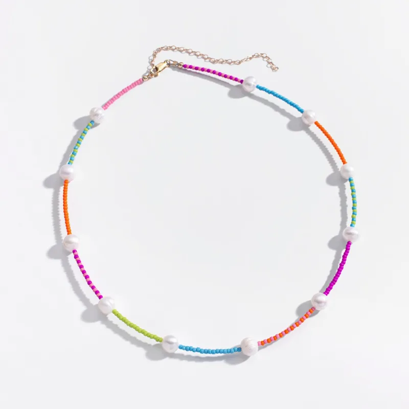 Camellia Necklace with Freshwater Pearls sold by Modcloth