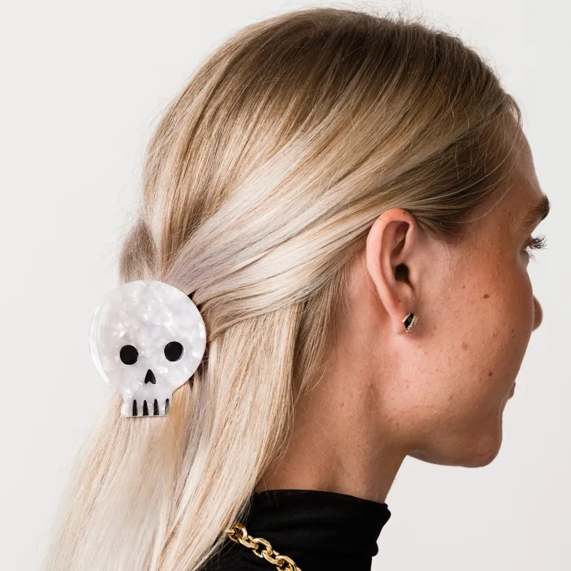 Skull Hair Claw made by Modcloth