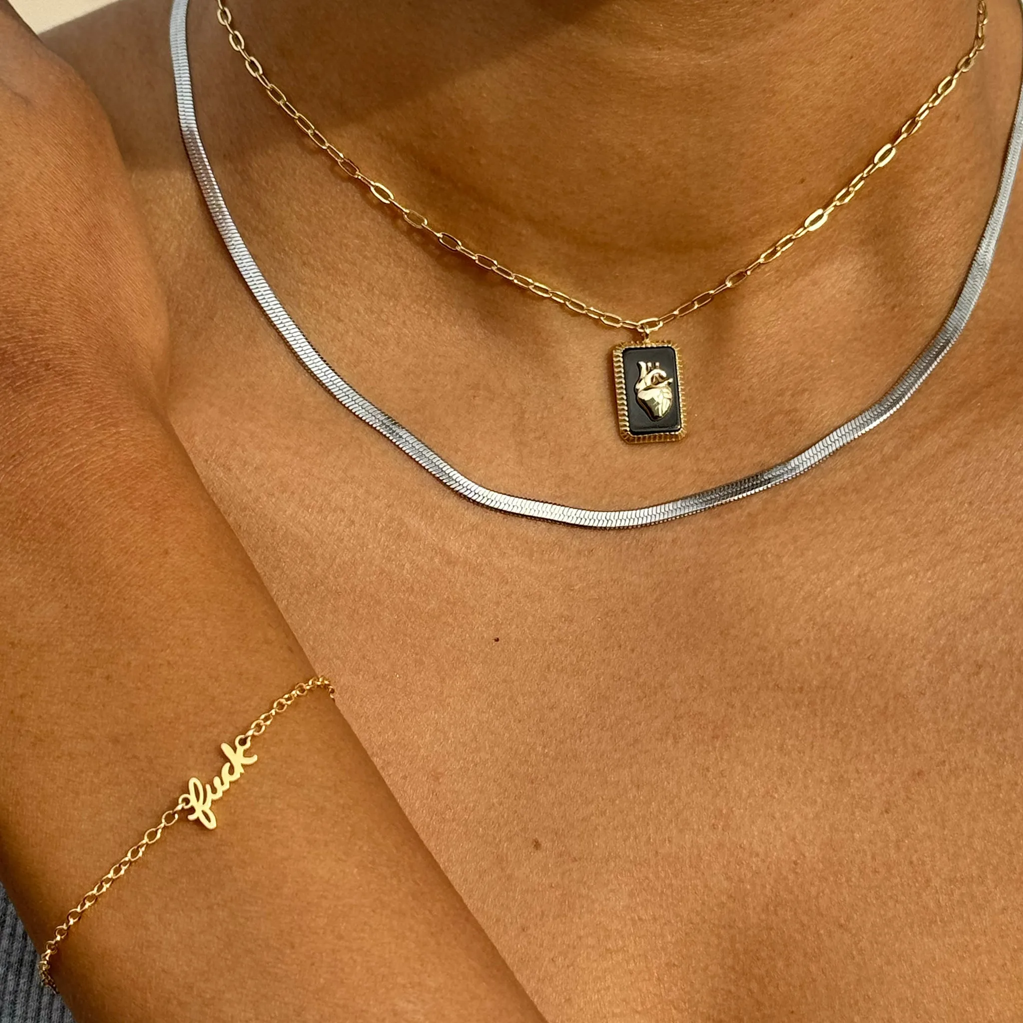 Fuck Script Bracelet sold by Modcloth product image thumbnail 5