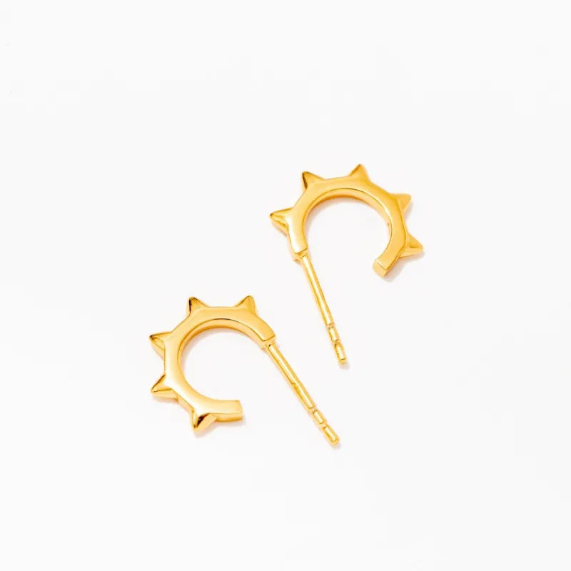 Kali Hoop Sterling Silver Earrings sold by Modcloth