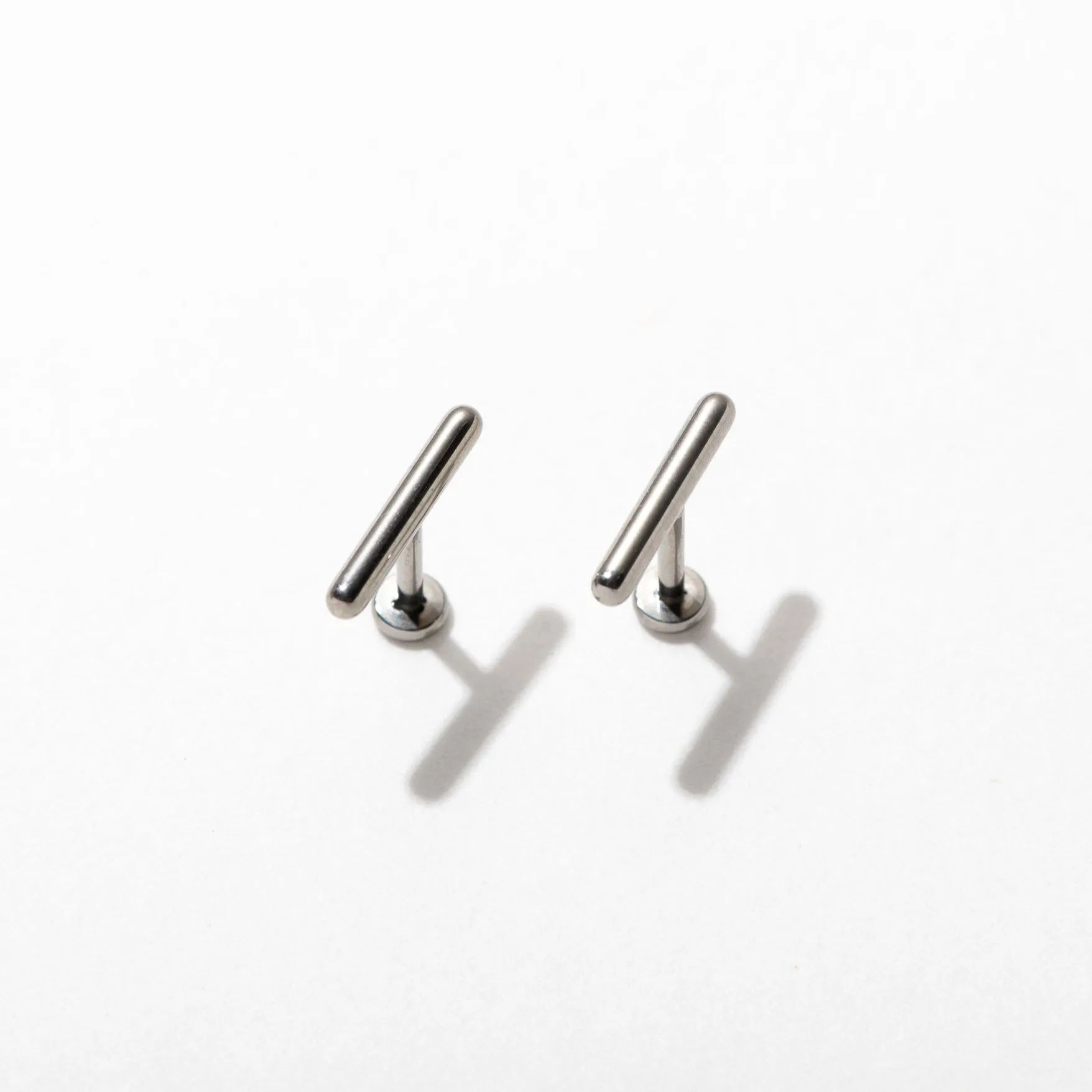 Tiny Bar Flat Back Stud Earrings sold by Modcloth product image thumbnail 4