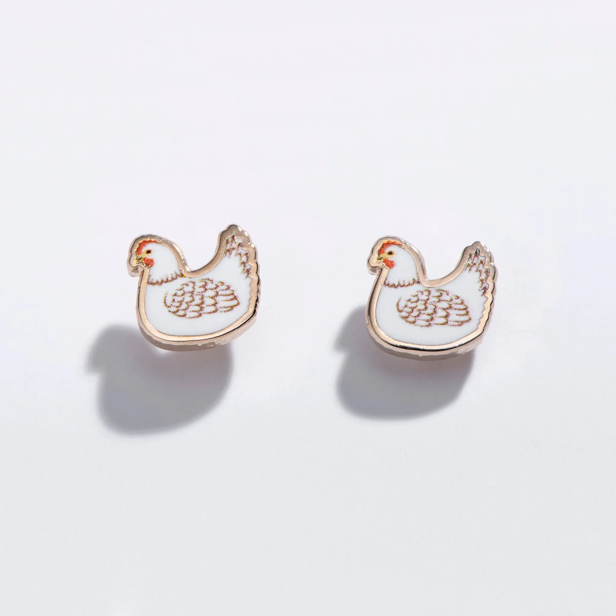 Chicken Stud Earrings sold by Modcloth product image thumbnail 5