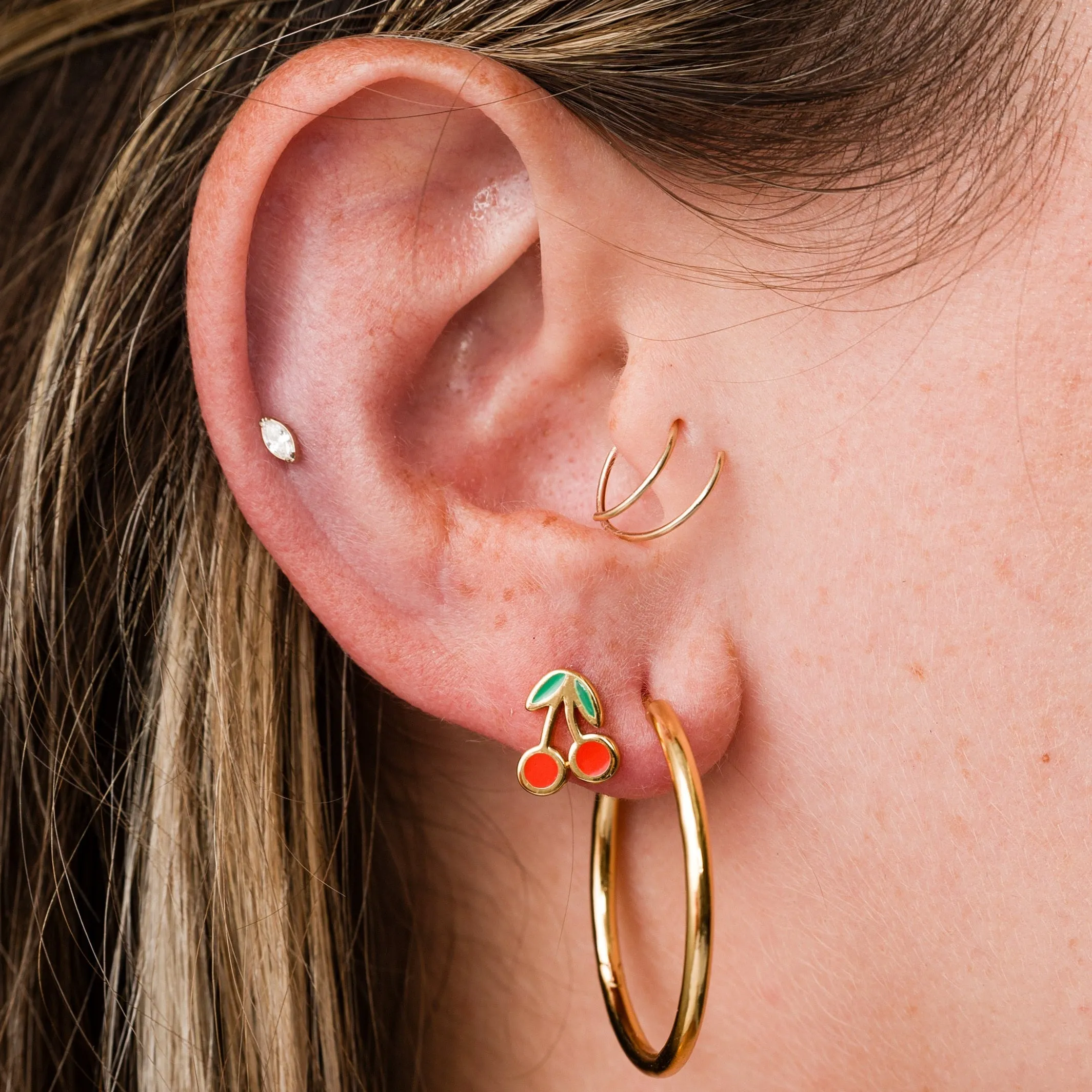 Cherry Studs sold by Modcloth product image thumbnail 2