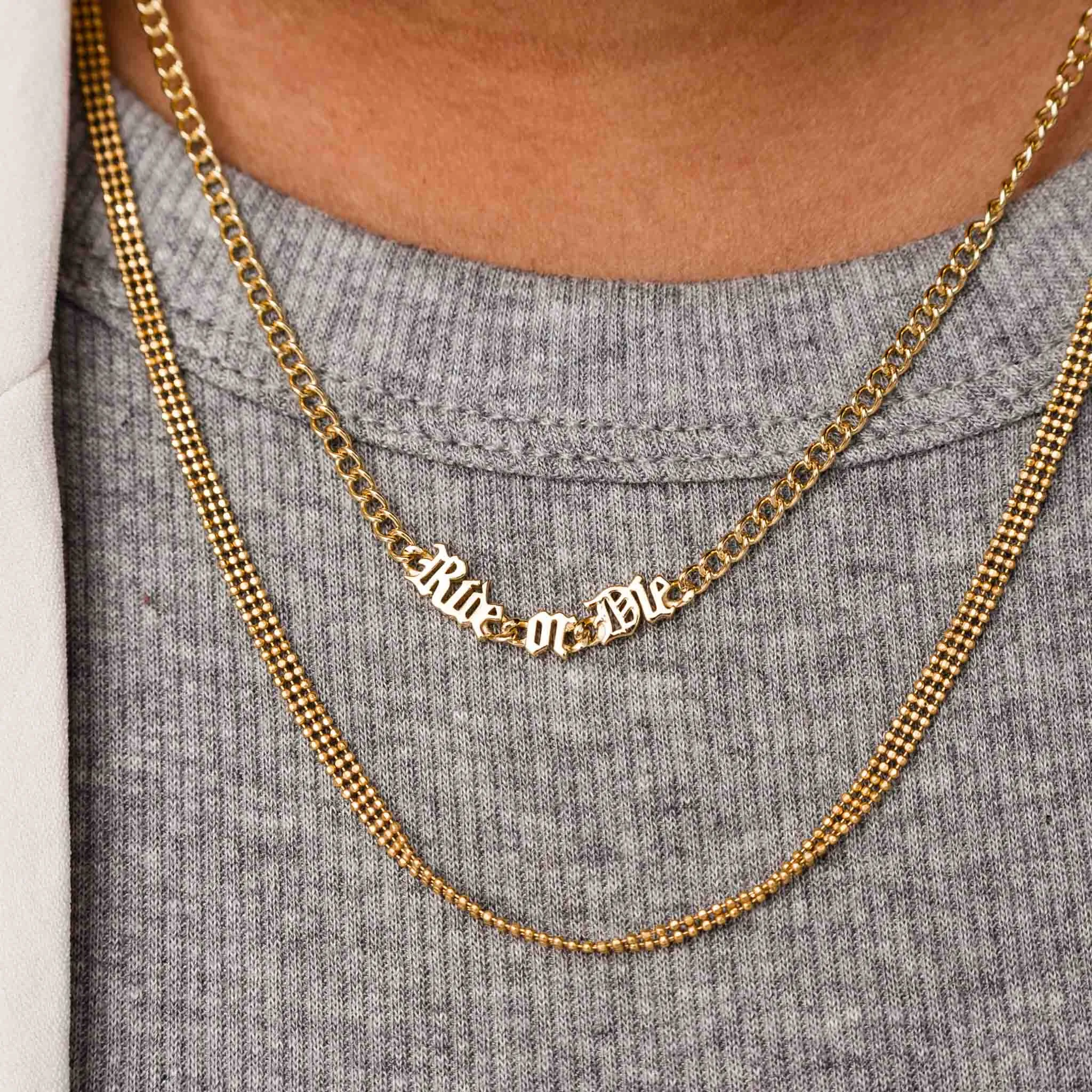 Ride or Die Chain Necklace .925 sold by Modcloth product image thumbnail 2