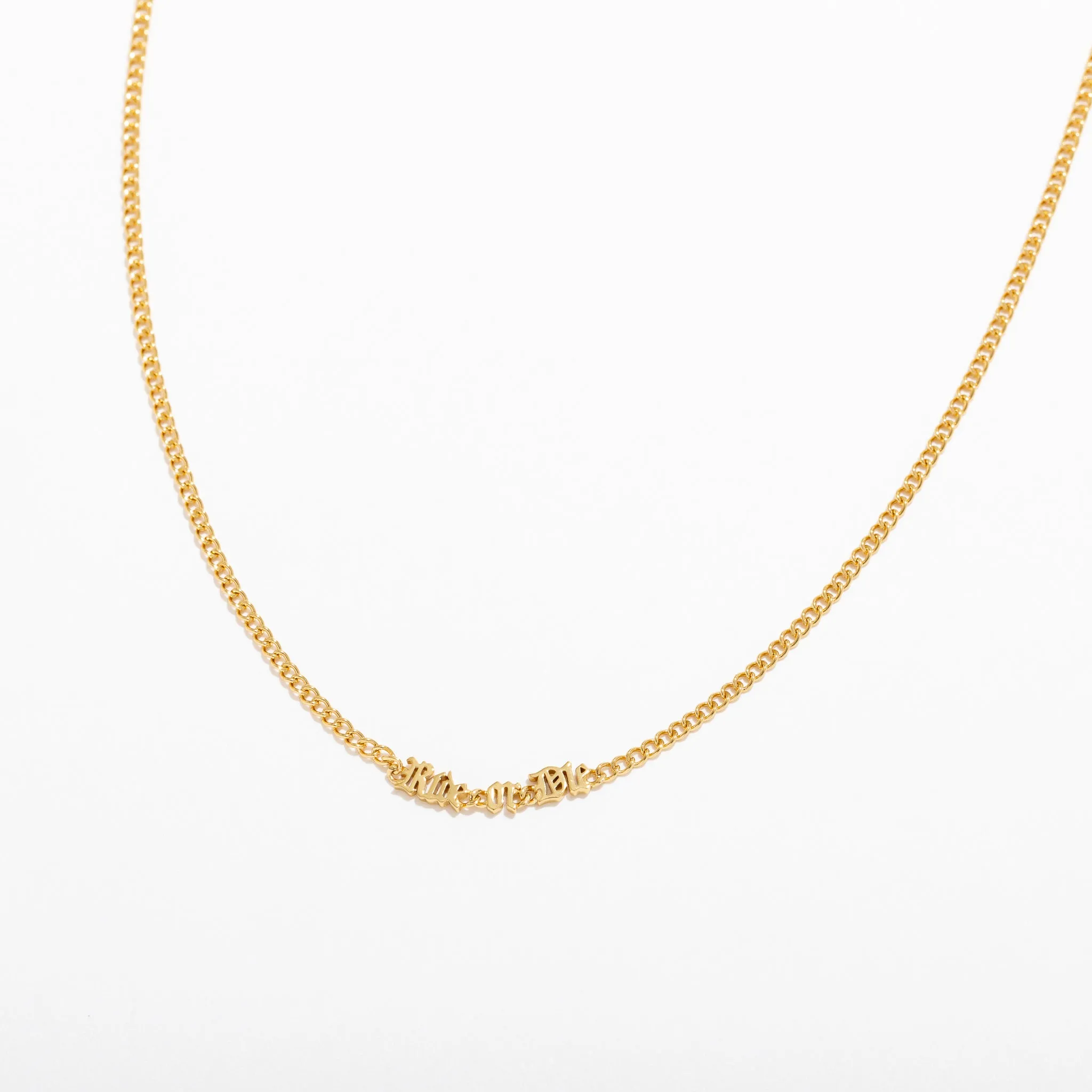 Ride or Die Chain Necklace .925 sold by Modcloth product image thumbnail 4