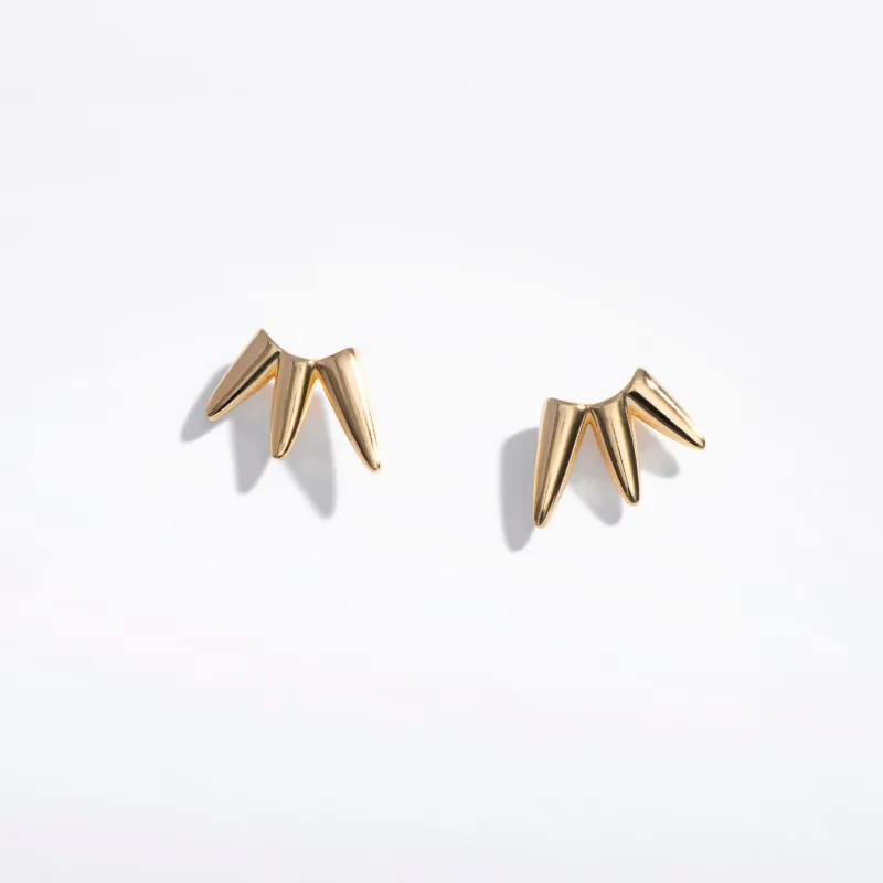 Triple Spike Studs sold by Modcloth