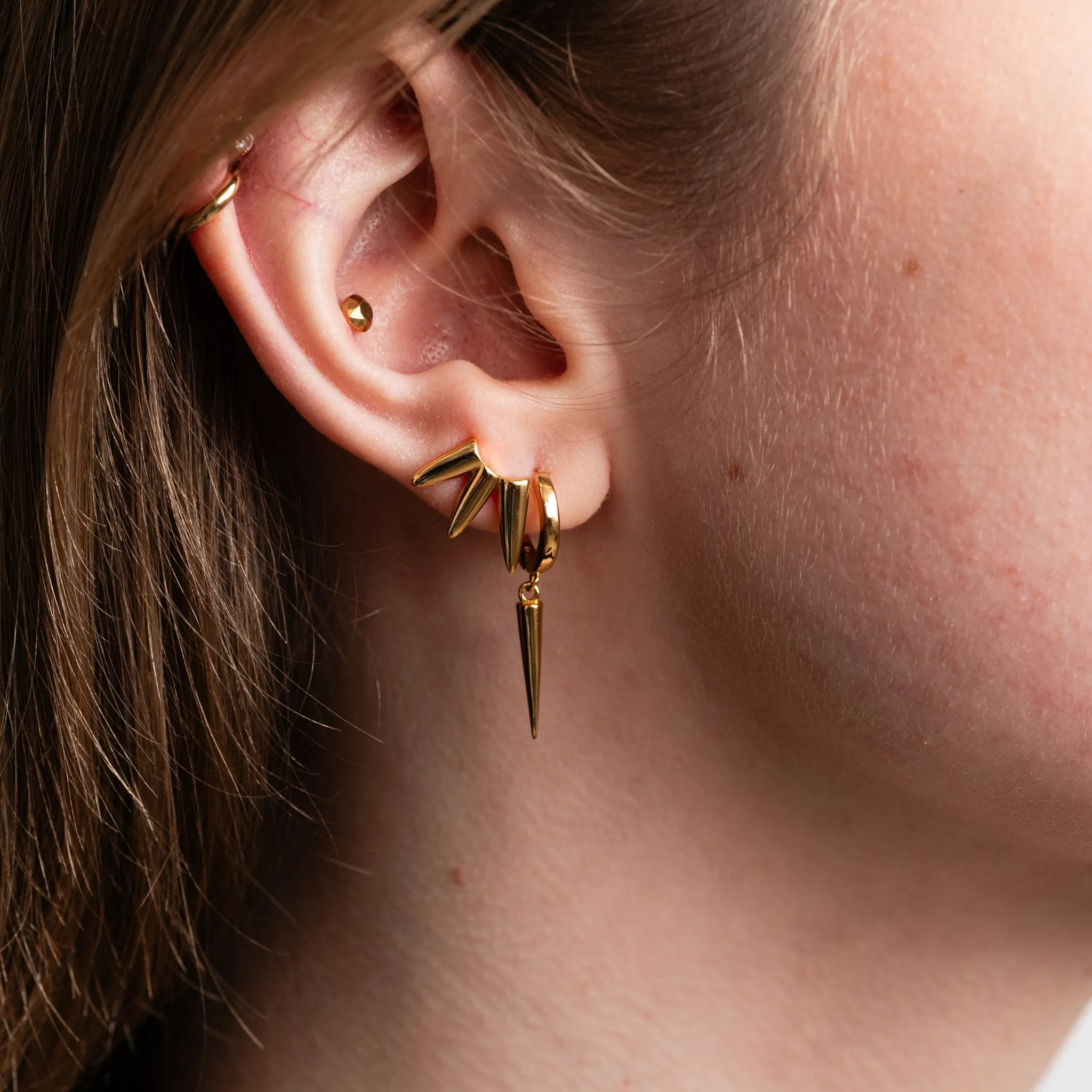 Triple Spike Studs sold by Modcloth product image thumbnail 2