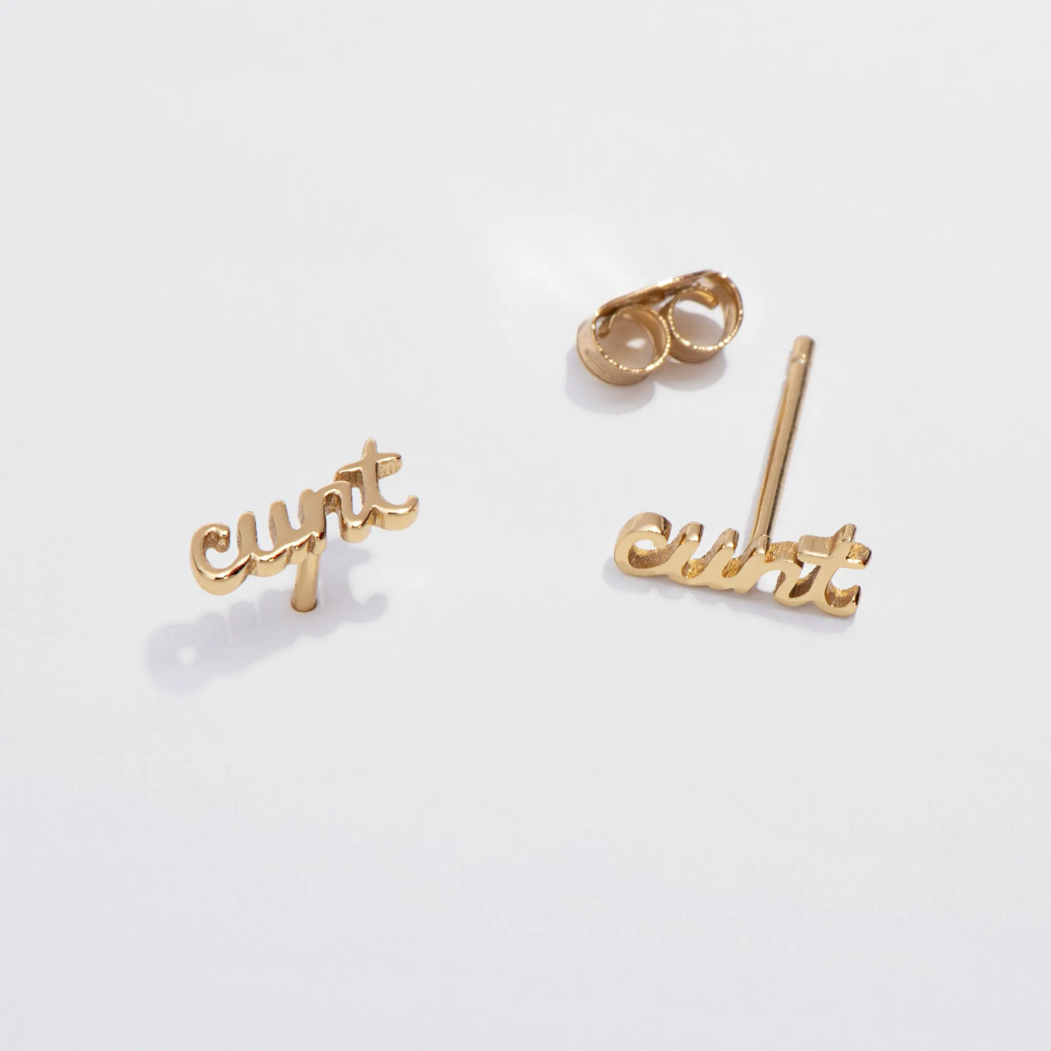 Cunt Script Studs sold by Modcloth product image thumbnail 3